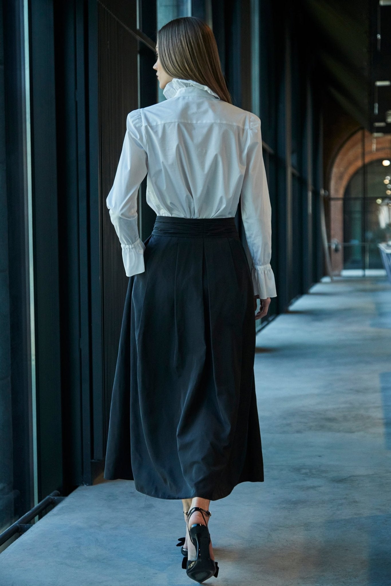 CAMISA BLANCA CON VOLANTE BOHEME - THE EXTREME COLLECTION