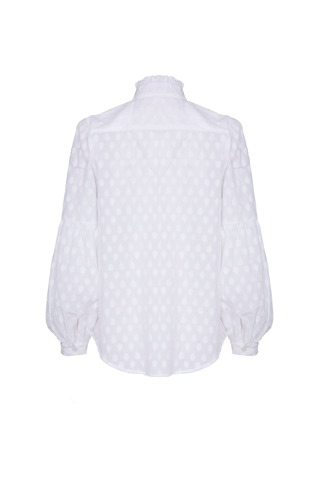 CAMISA SASTRE BORDADA MAFALDA 01 BLANCO - THE EXTREME COLLECTION