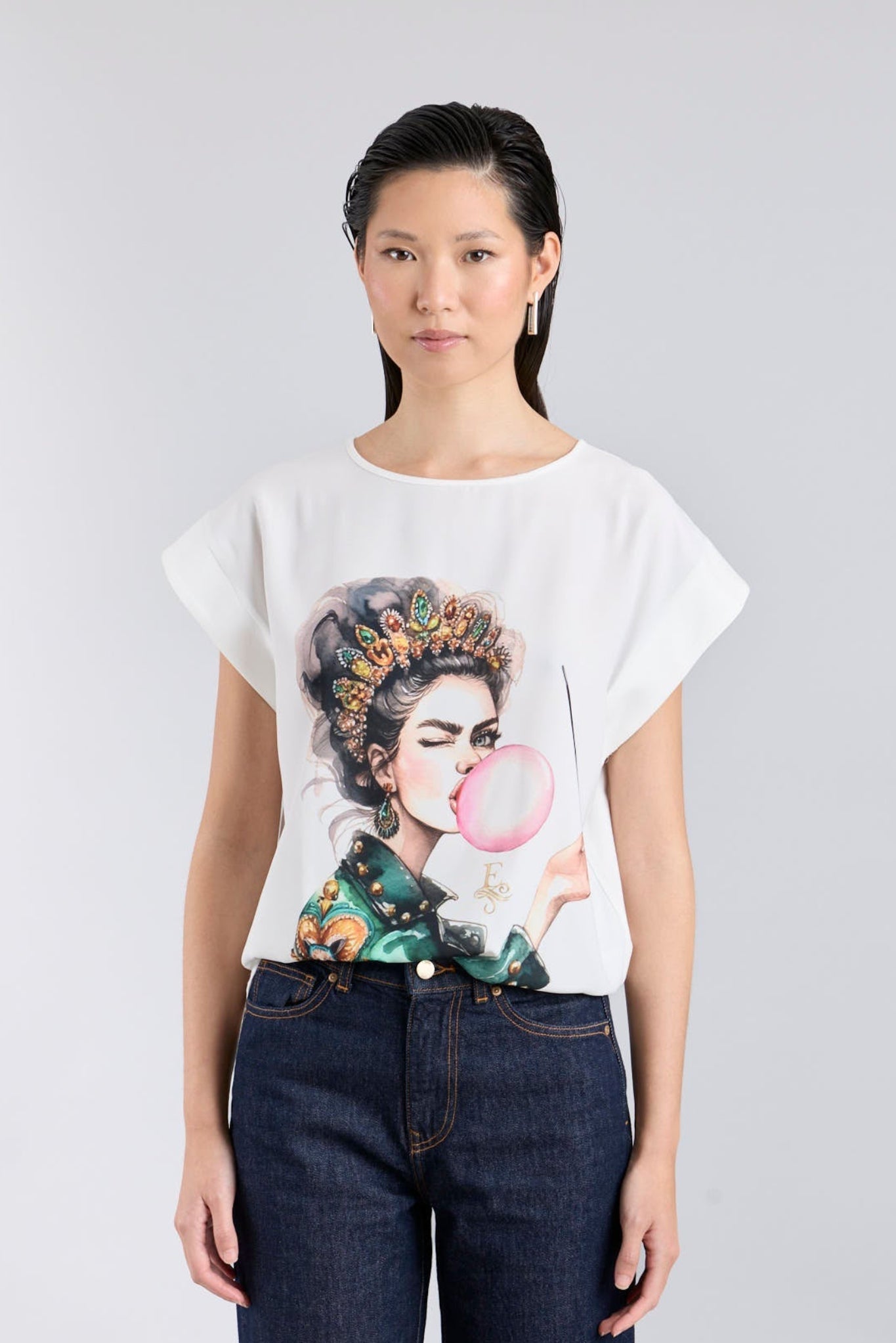 CAMISETA BLANCO PINK BALLOON - THE EXTREME COLLECTION