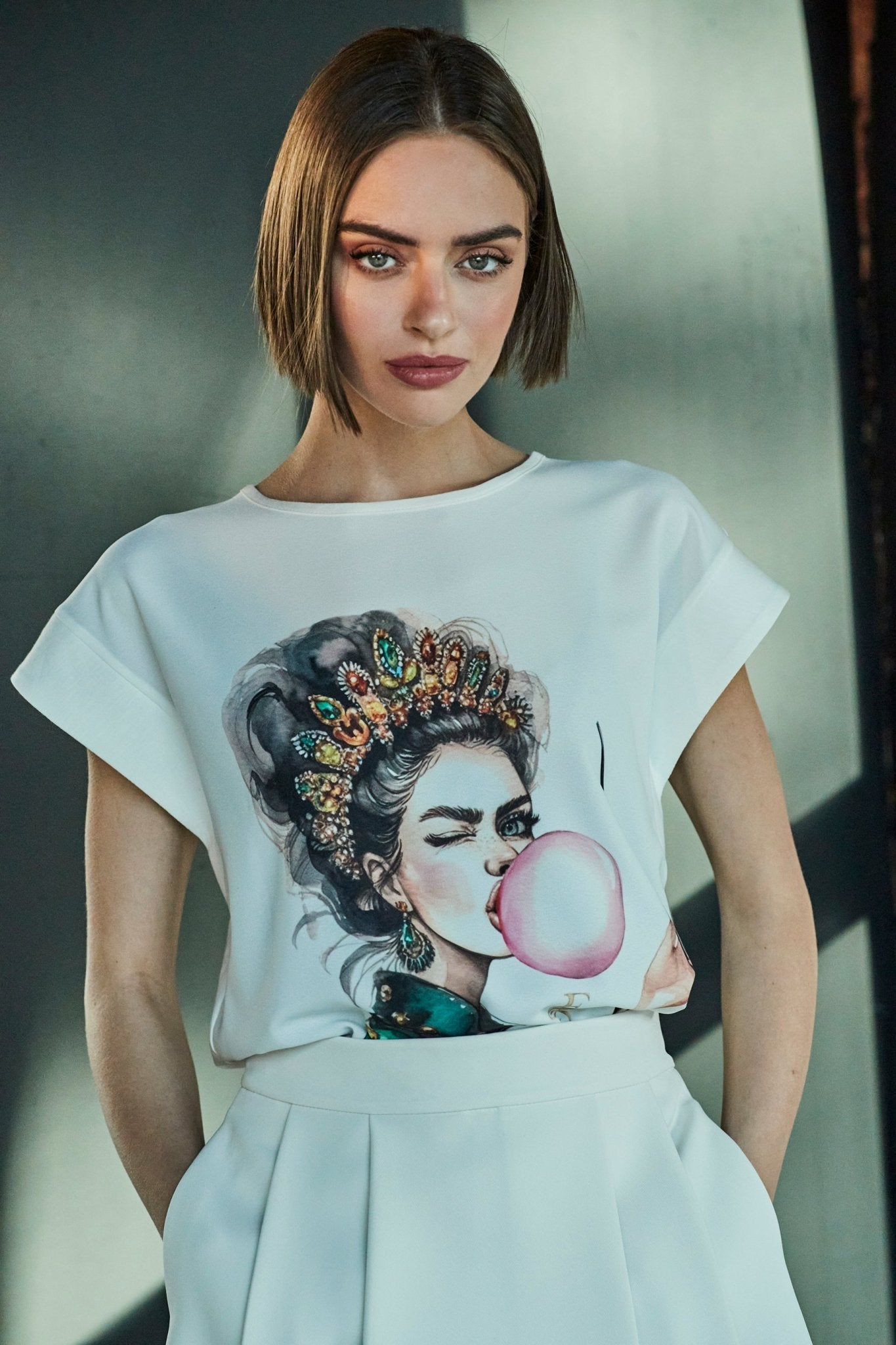 CAMISETA BLANCO PINK BALLOON - THE EXTREME COLLECTION