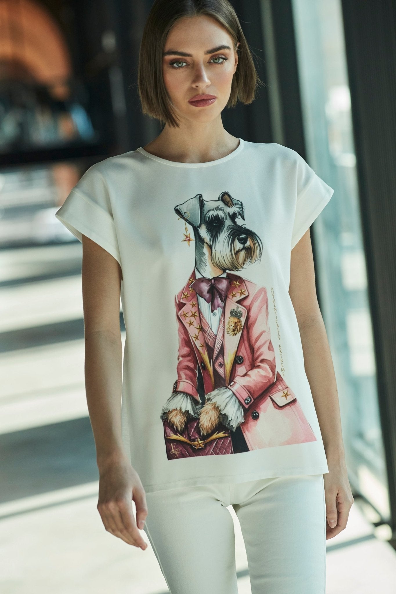 CAMISETA BLANCO SHNAUZER - THE EXTREME COLLECTION