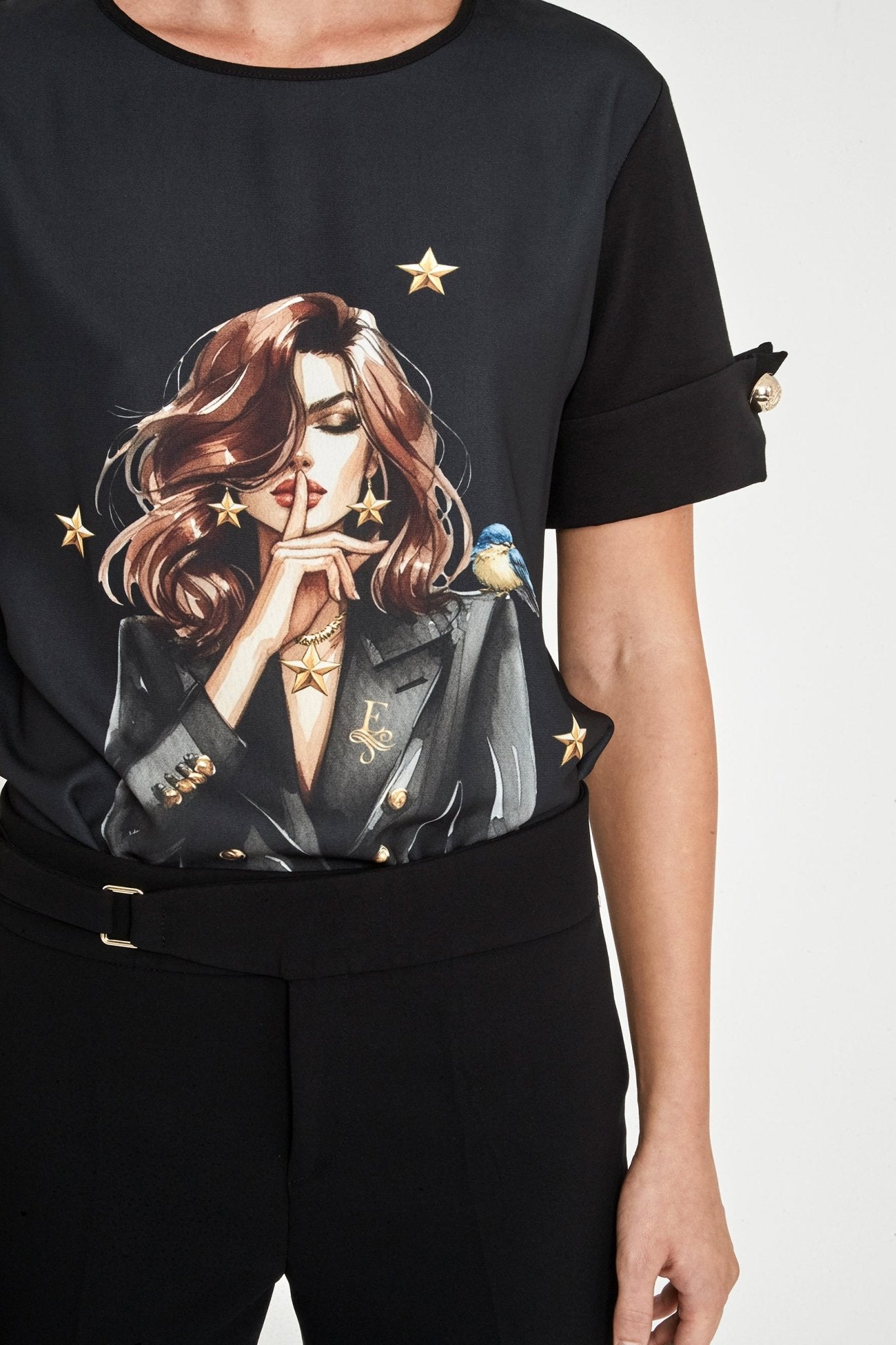 CAMISETA ESTAMPADA AZABACHE LOLA - THE EXTREME COLLECTION