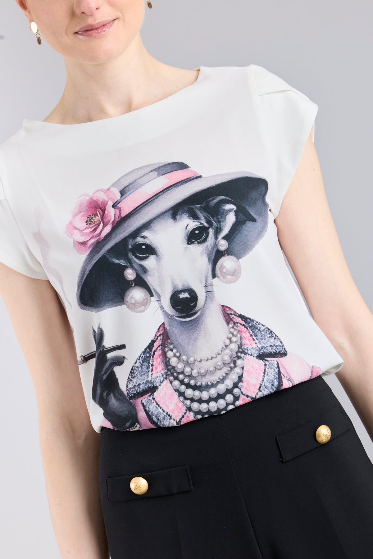 CAMISETA ESTAMPADA BLANCO CAMELIA - THE EXTREME COLLECTION