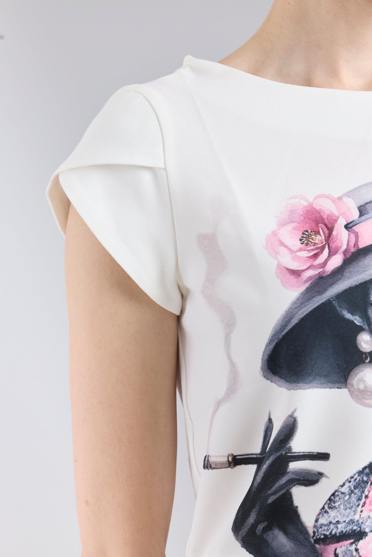 CAMISETA ESTAMPADA BLANCO CAMELIA - THE EXTREME COLLECTION