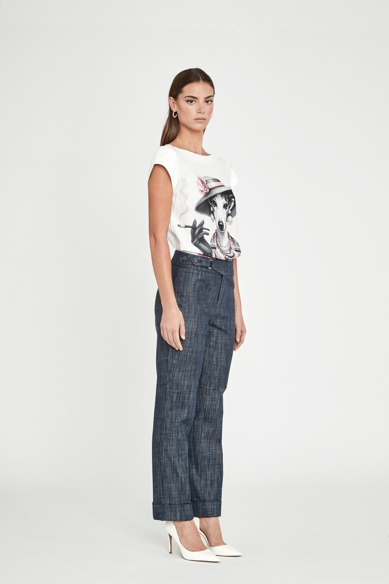 CAMISETA ESTAMPADA BLANCO CAMELIA - THE EXTREME COLLECTION