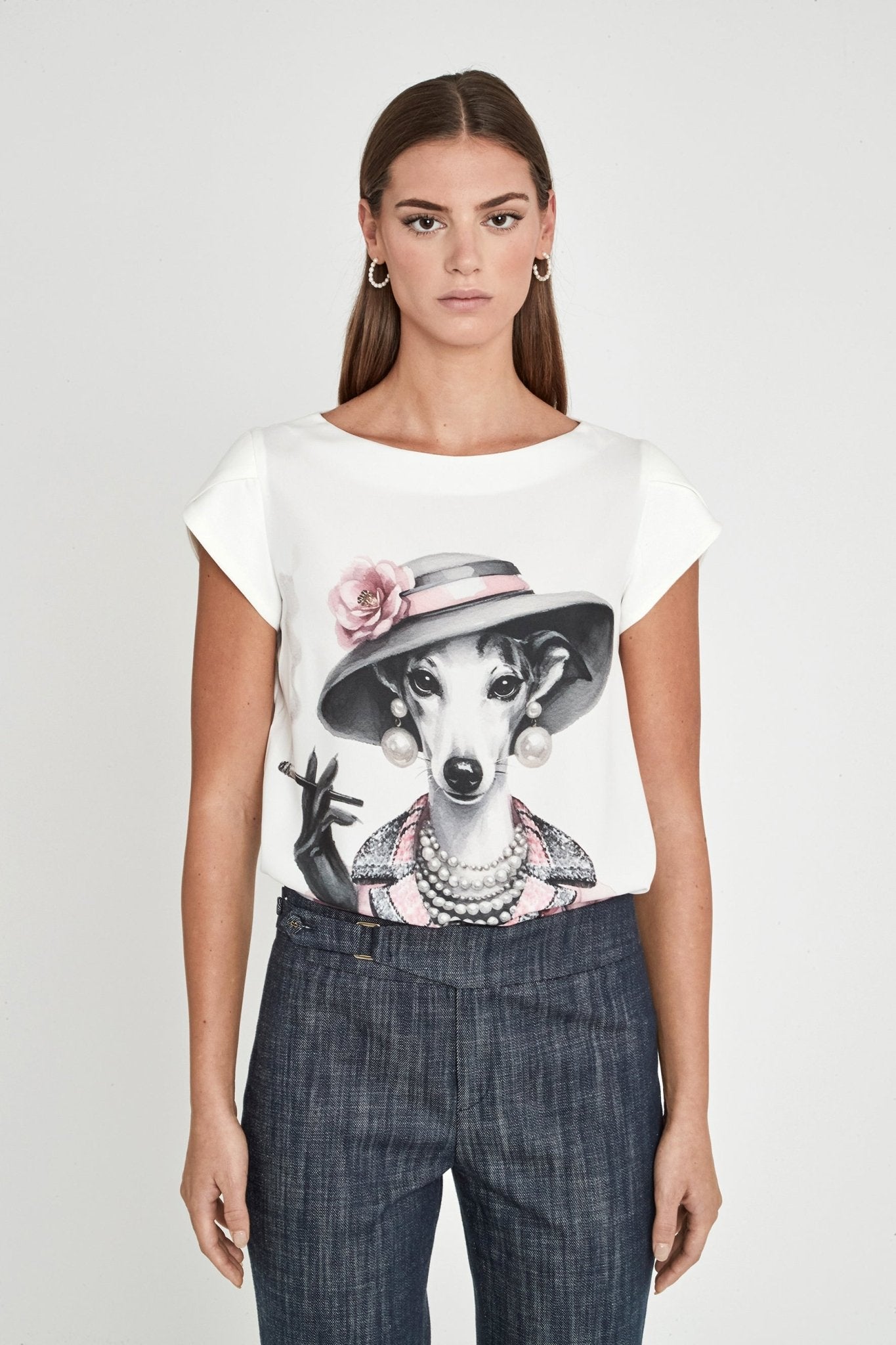 CAMISETA ESTAMPADA BLANCO CAMELIA - THE EXTREME COLLECTION