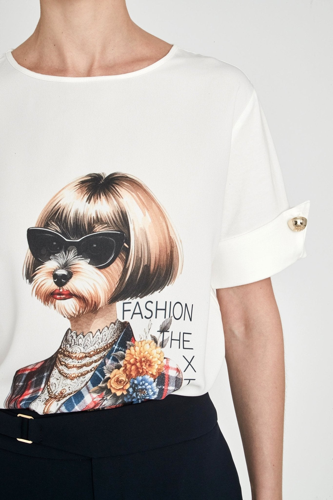 CAMISETA ESTAMPADA BLANCO FASHION STYLE - THE EXTREME COLLECTION
