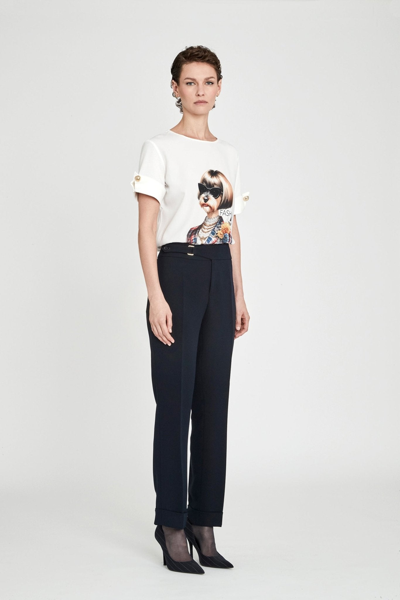 CAMISETA ESTAMPADA BLANCO FASHION STYLE - THE EXTREME COLLECTION