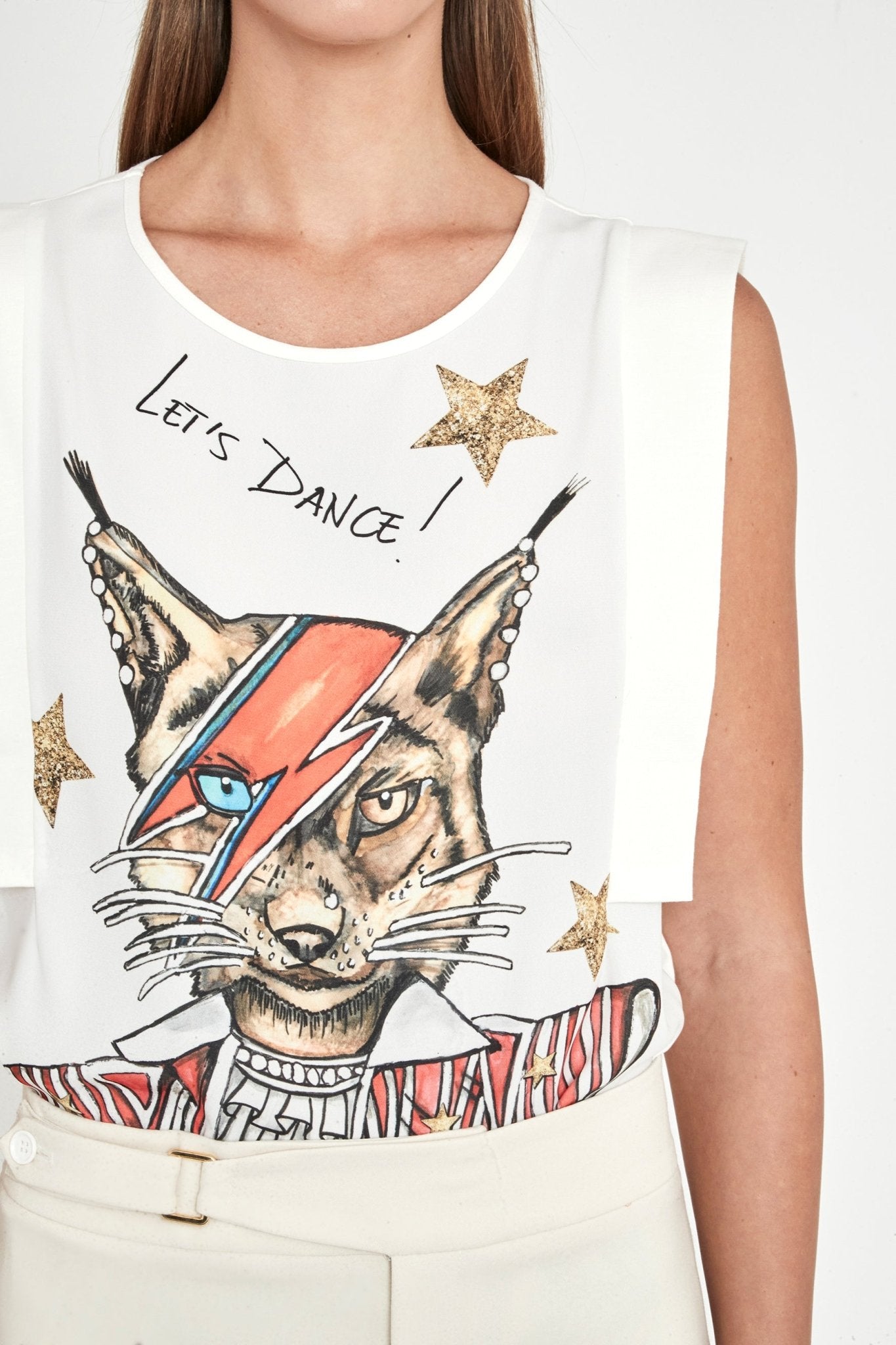 CAMISETA ESTAMPADA BLANCO LET´S DANCE - THE EXTREME COLLECTION