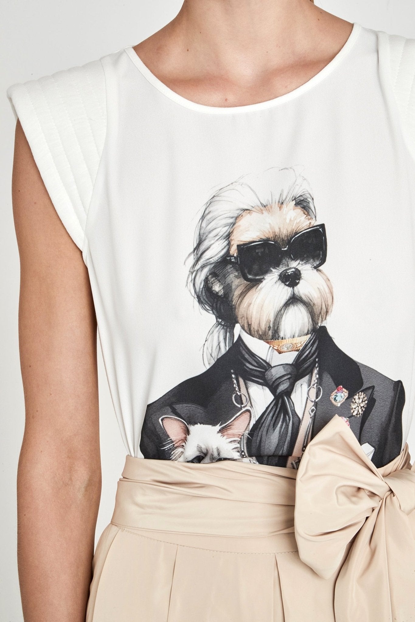 CAMISETA ESTAMPADA BLANCO SWEET CAT - THE EXTREME COLLECTION