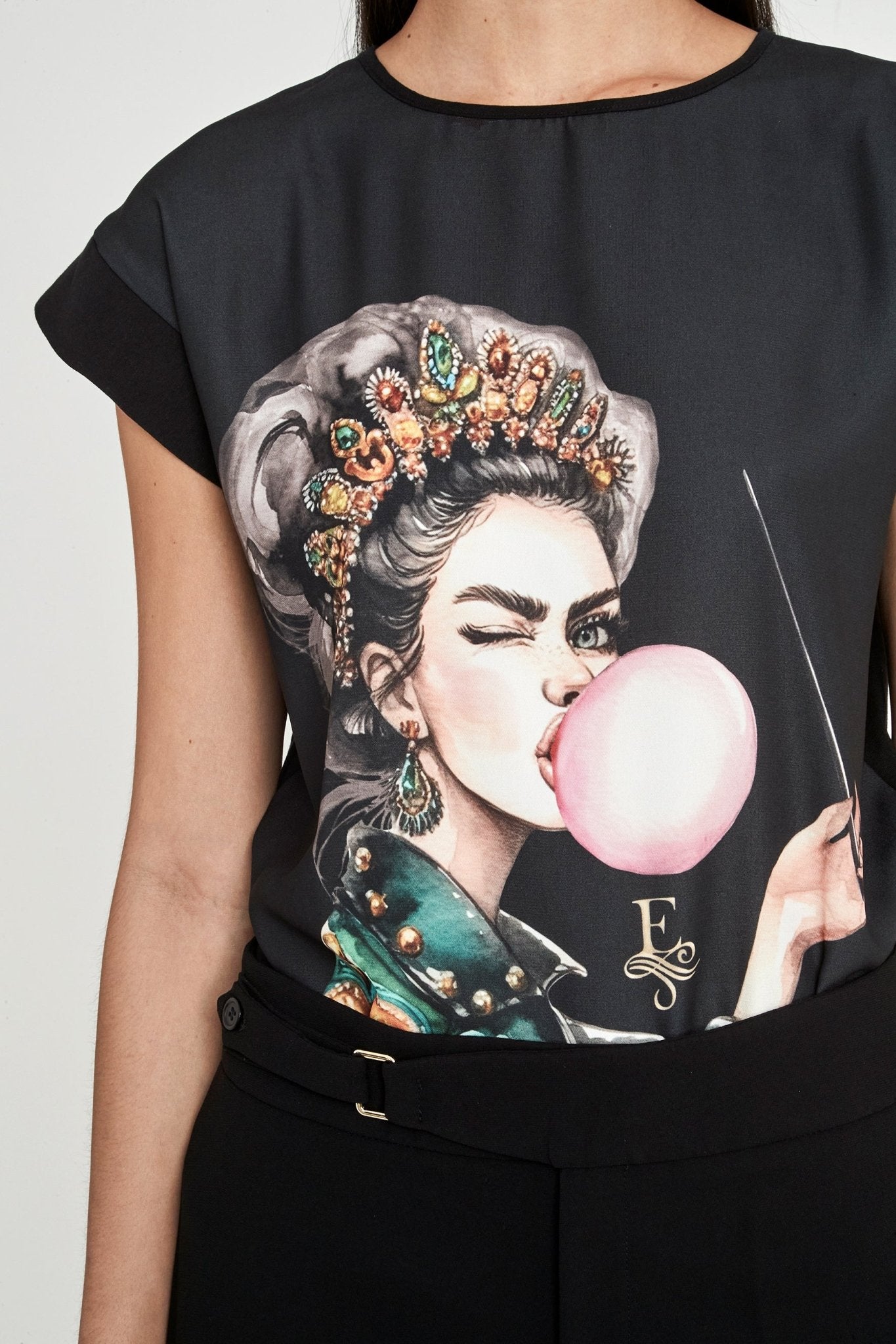 CAMISETA NEGRO PINK BALLOON - THE EXTREME COLLECTION