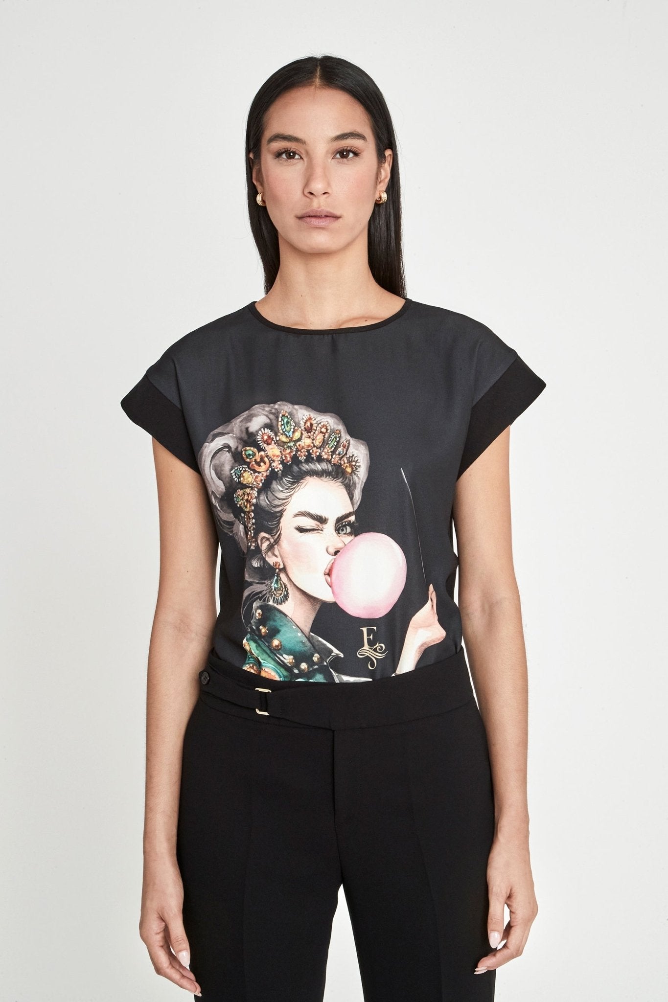 CAMISETA NEGRO PINK BALLOON - THE EXTREME COLLECTION