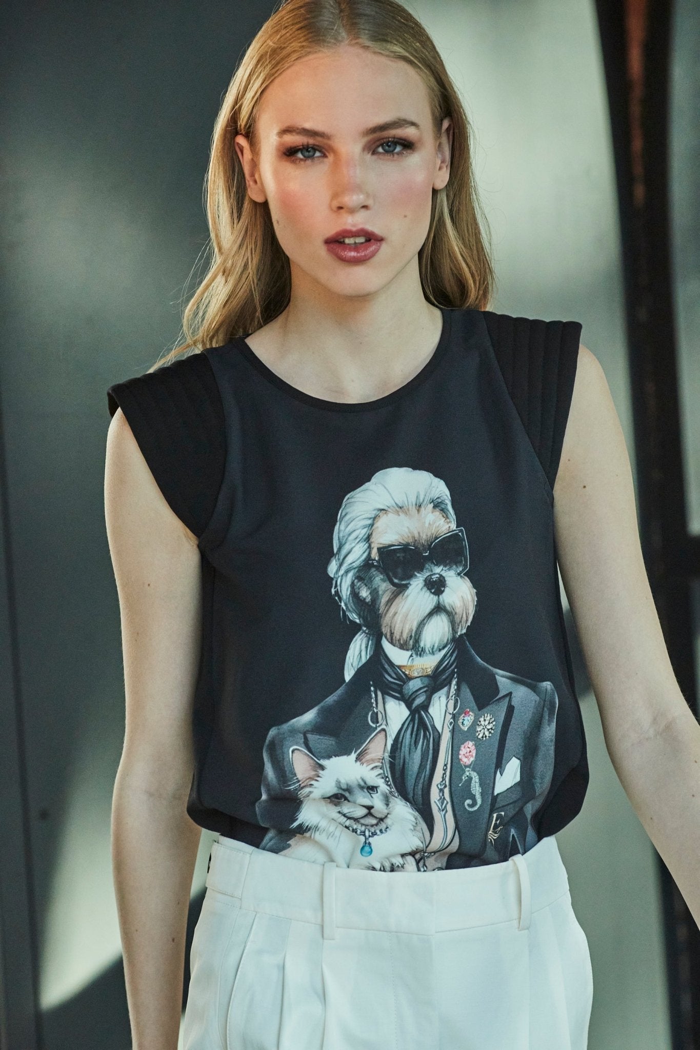 CAMISETA NEGRO SWEET CAT - THE EXTREME COLLECTION