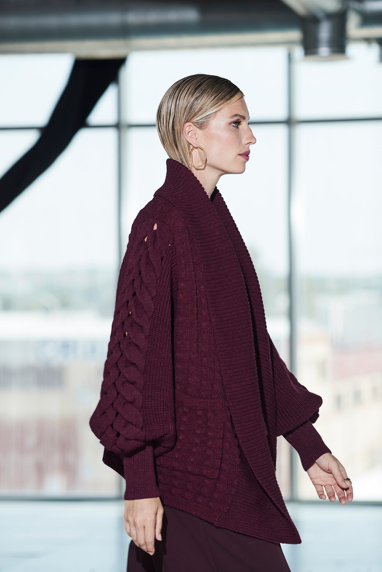 CARDIGAN CORTO MERLOT DANIELLE - THE EXTREME COLLECTION