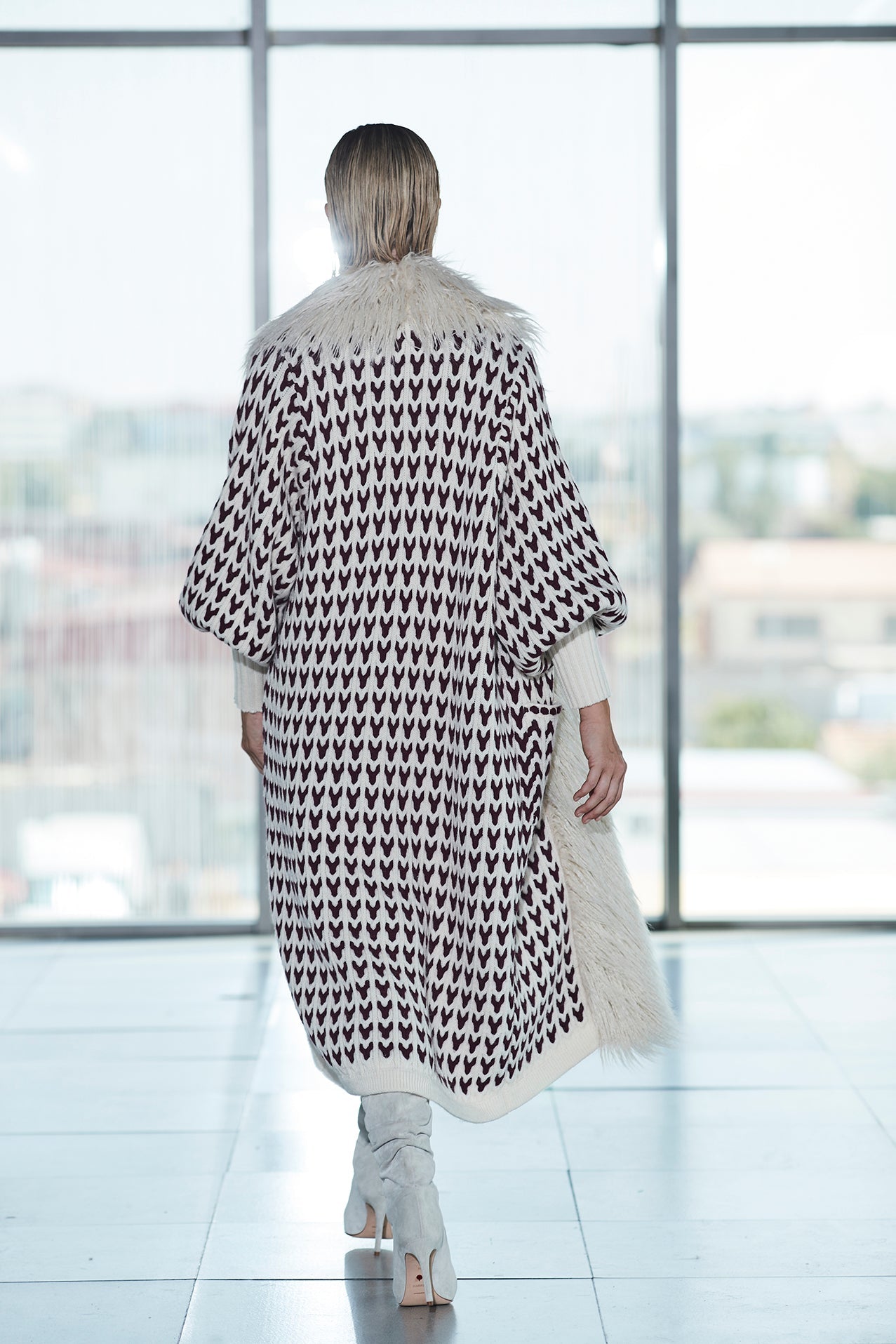 CARDIGAN LARGO BICOLOR ETIENNETTE - THE EXTREME COLLECTION