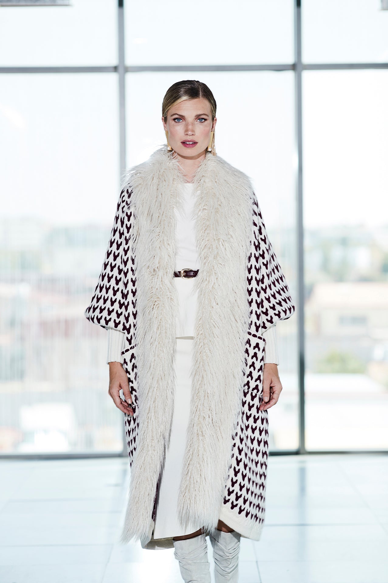 CARDIGAN LARGO BICOLOR ETIENNETTE - THE EXTREME COLLECTION