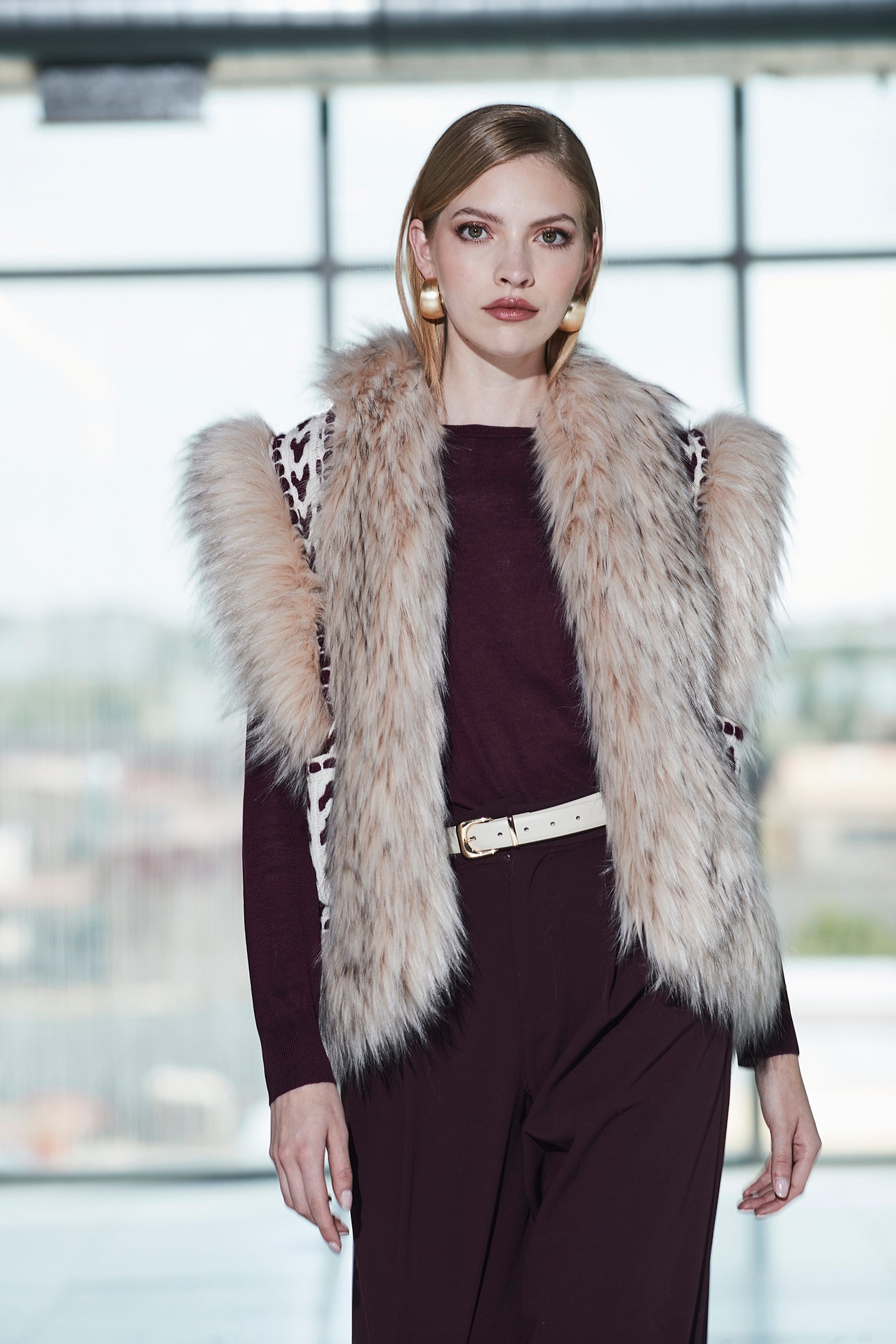 CHALECO ETNICO BICOLOR MARFIL NICOLETTE - THE EXTREME COLLECTION