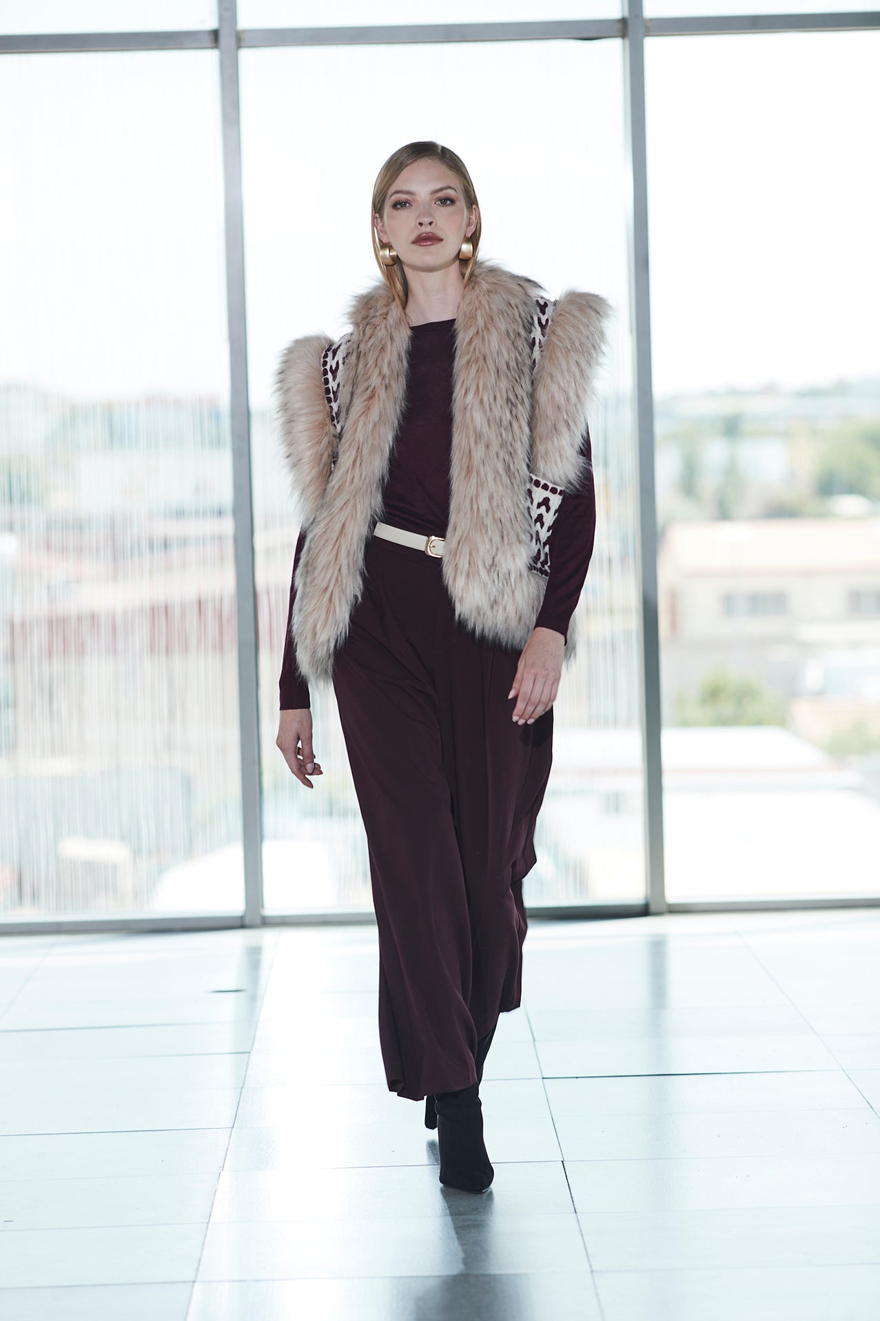 CHALECO ETNICO BICOLOR MARFIL NICOLETTE - THE EXTREME COLLECTION