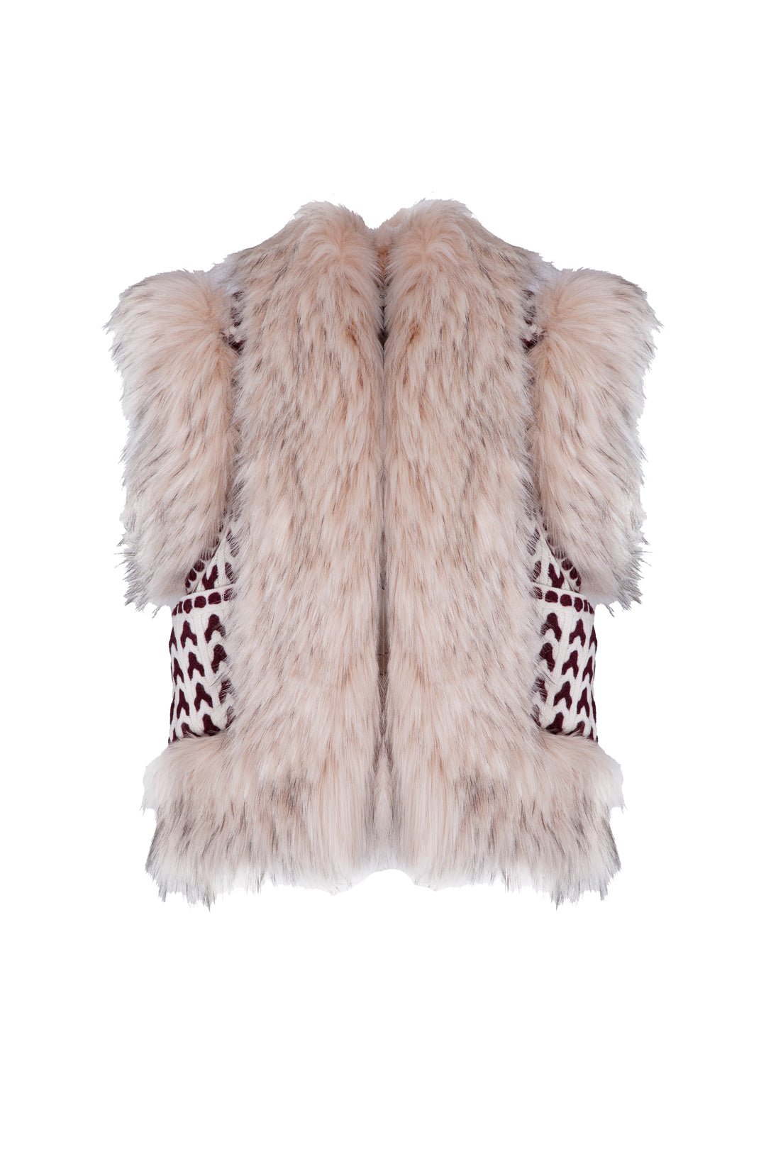 CHALECO ETNICO BICOLOR MARFIL NICOLETTE - THE EXTREME COLLECTION