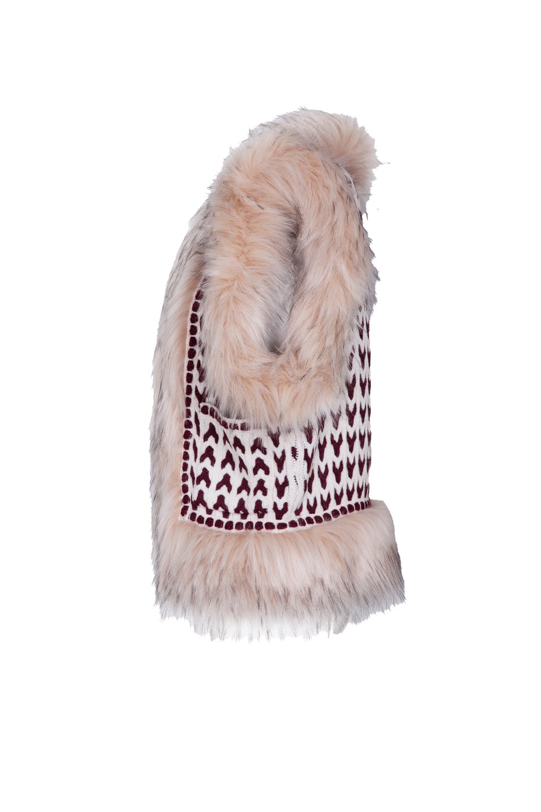 CHALECO ETNICO BICOLOR MARFIL NICOLETTE - THE EXTREME COLLECTION