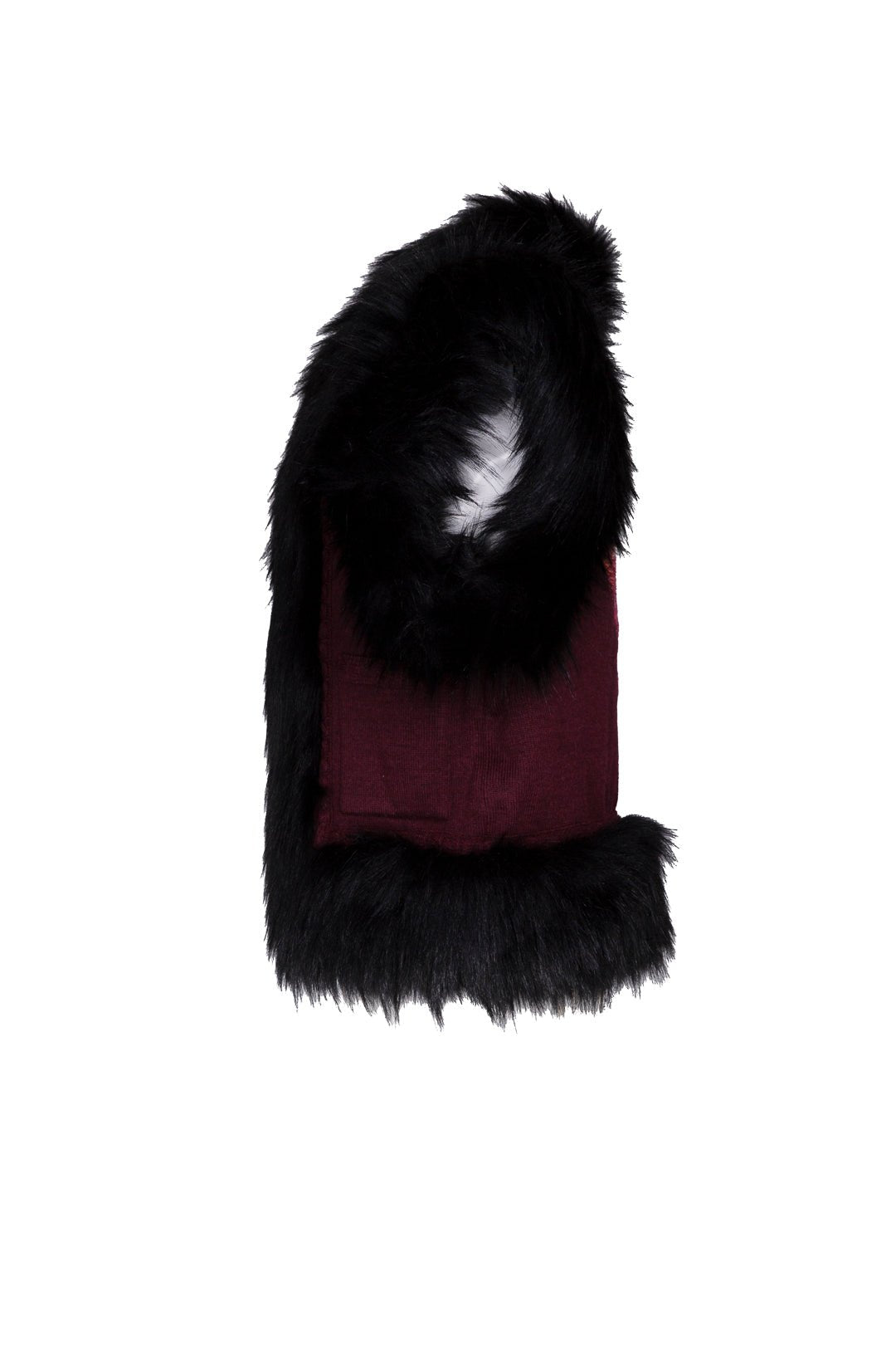 CHALECO JACQUARD MERLOT FLEUR - THE EXTREME COLLECTION