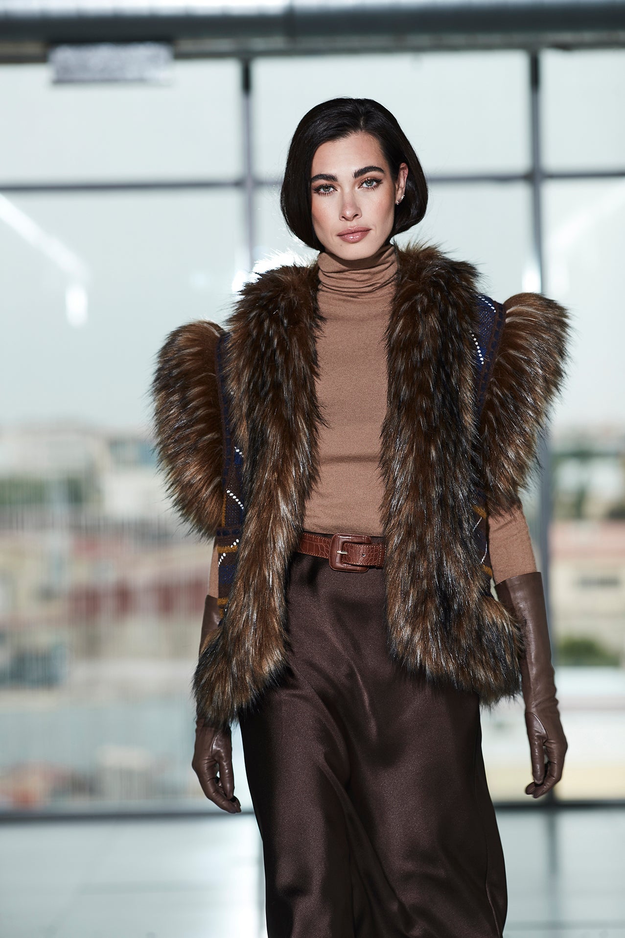 CHALECO RAYAS CACAO ANTOINETTE - THE EXTREME COLLECTION