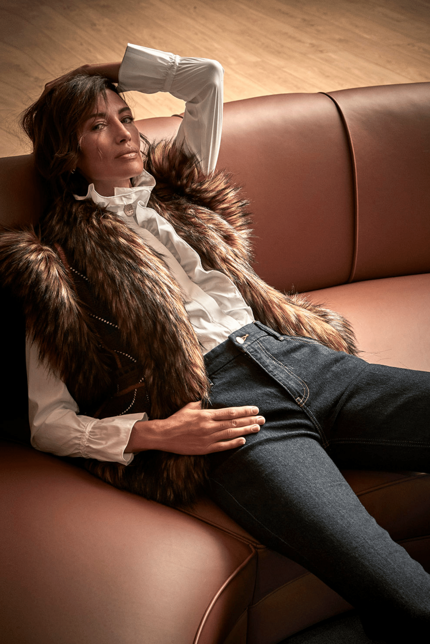 CHALECO RAYAS CACAO ANTOINETTE - THE EXTREME COLLECTION