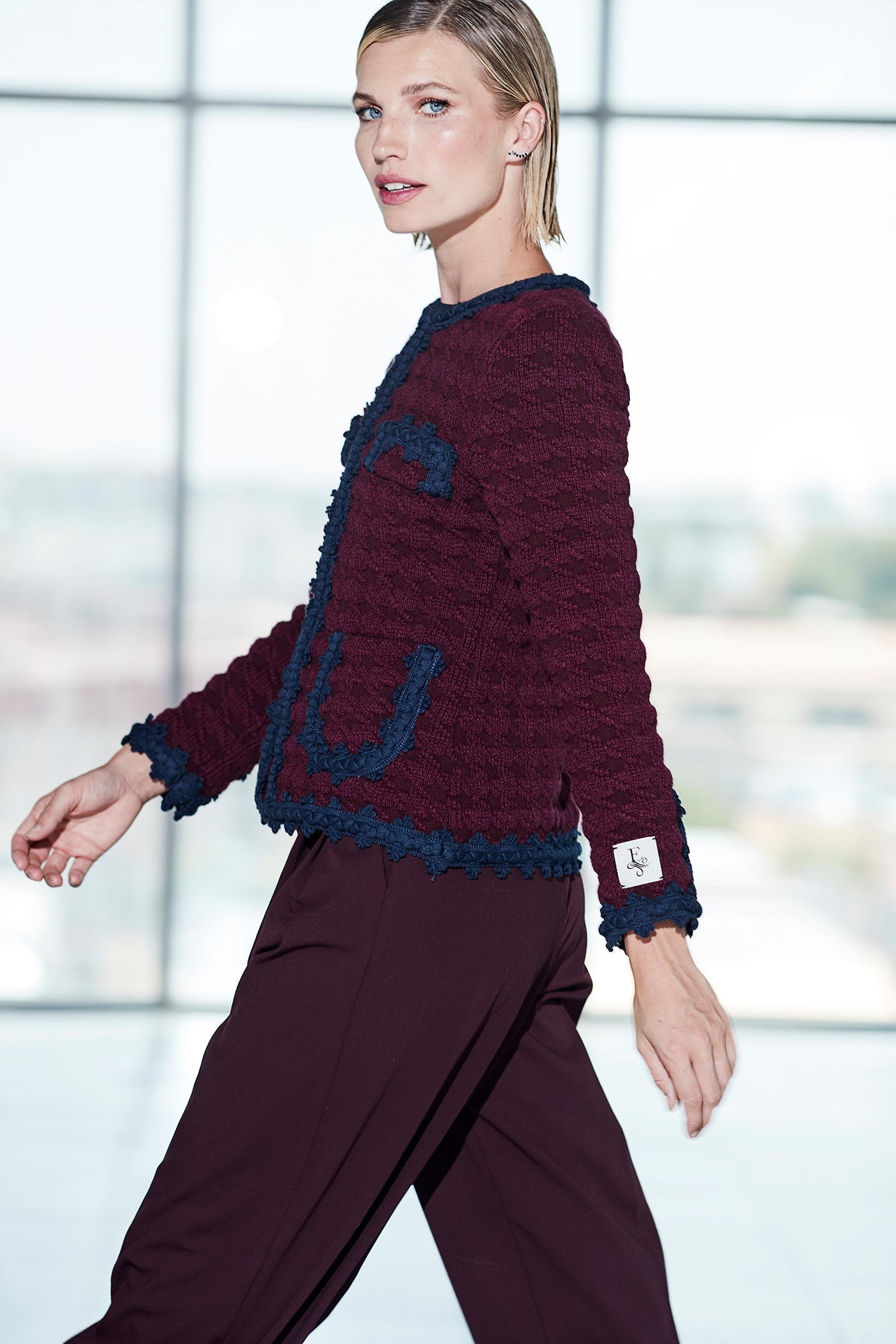 CHAQUETA CORTA MERLOT VIOLETTE - THE EXTREME COLLECTION