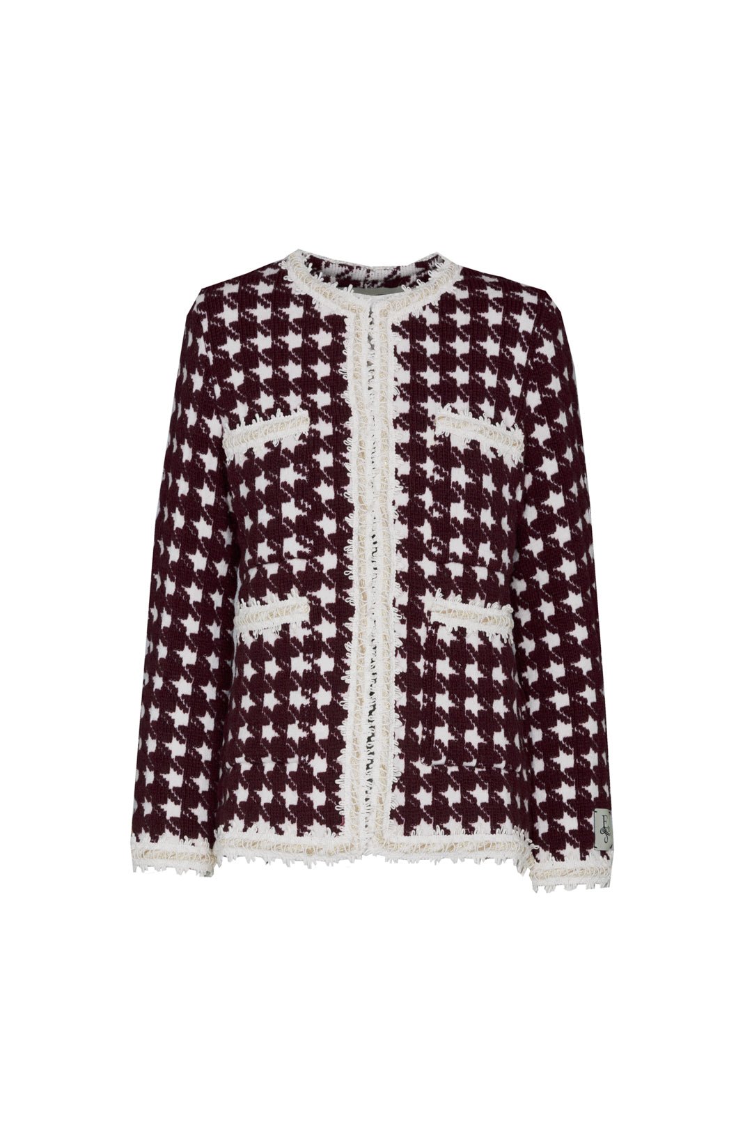 CHAQUETA CORTA PATA DE GALLO VINO MARGOT - THE EXTREME COLLECTION