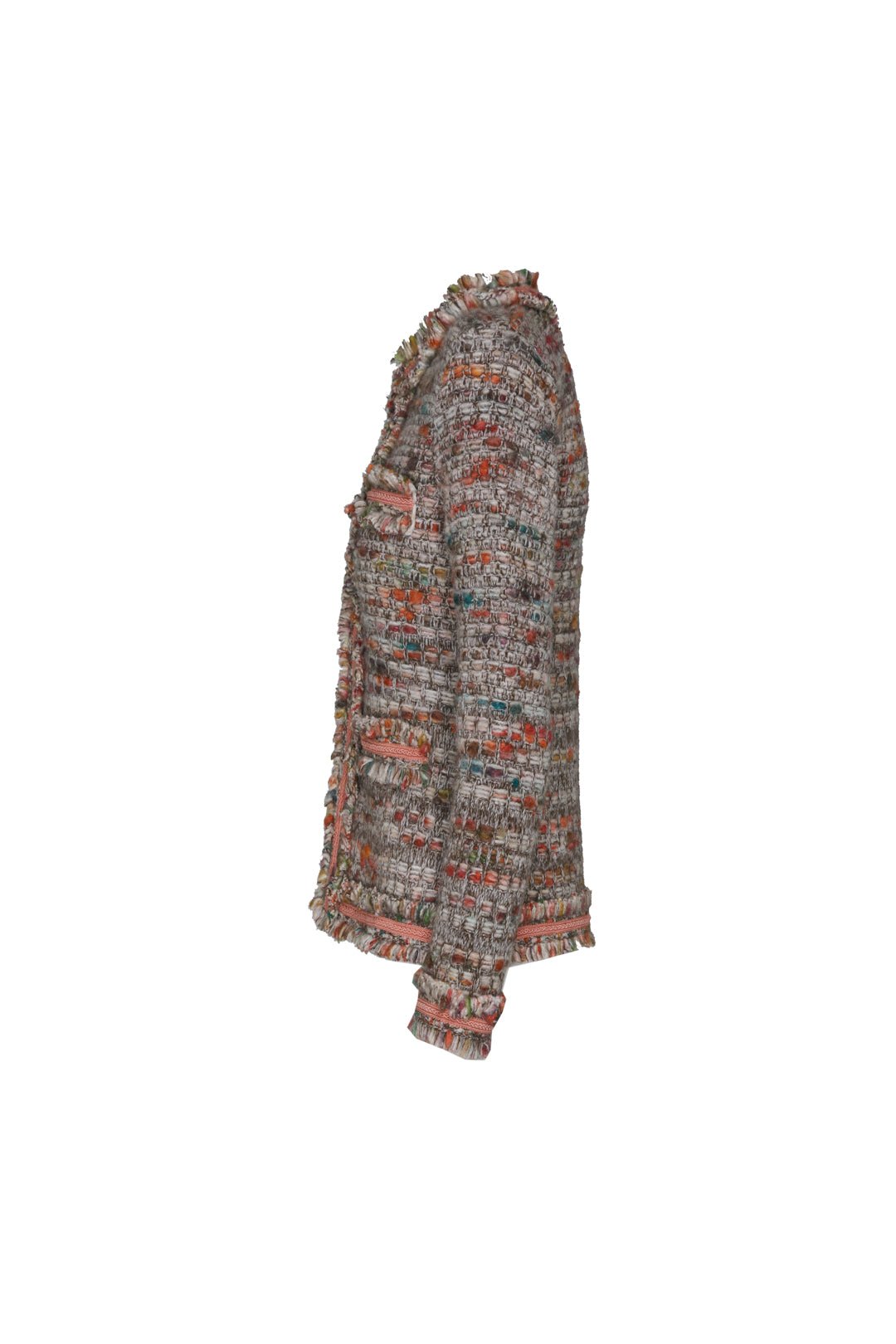 CHAQUETA CORTA TWEED CACAO LILOU - THE EXTREME COLLECTION