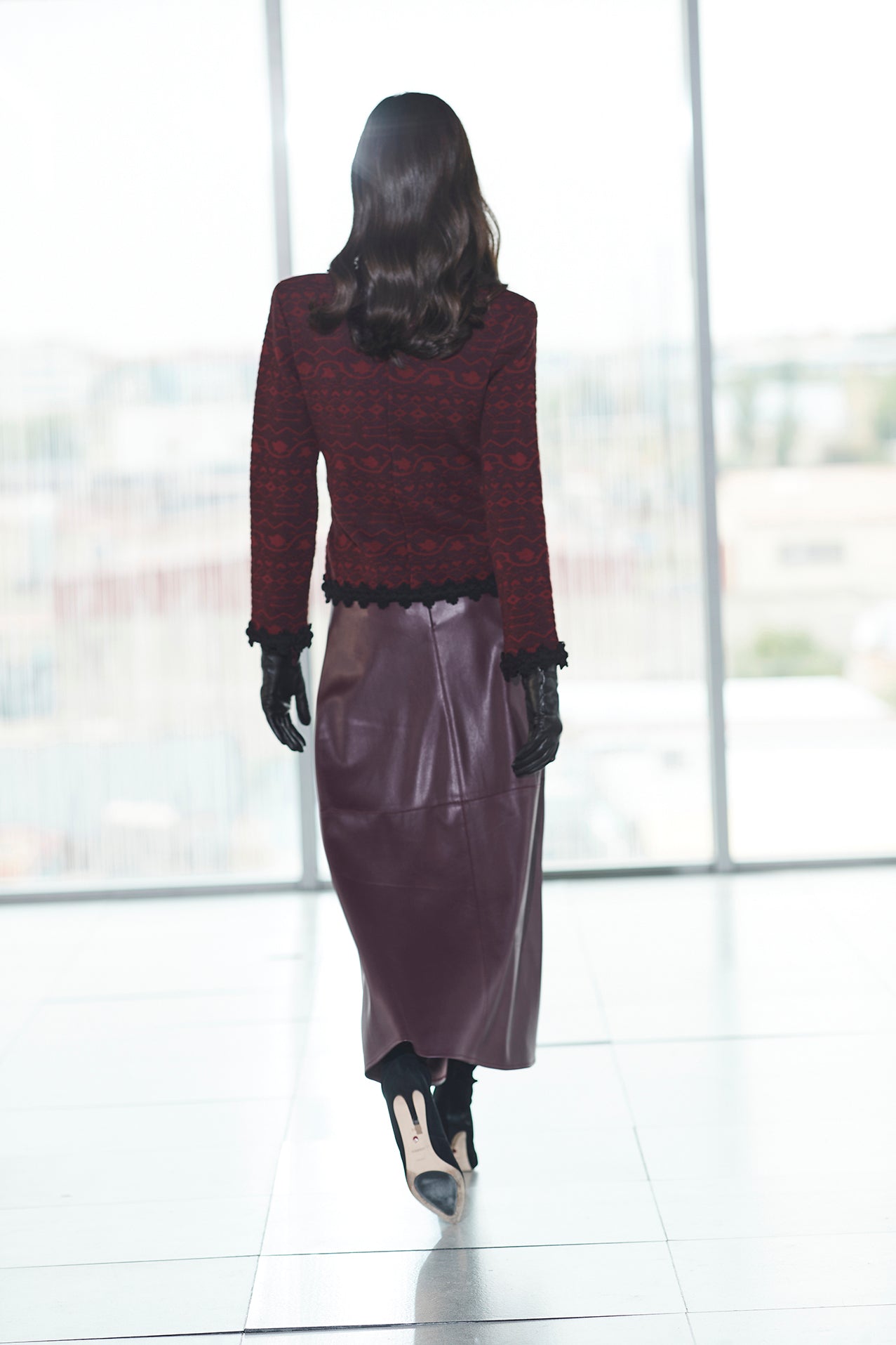 CHAQUETA CORTA VINO SOLANGE - THE EXTREME COLLECTION