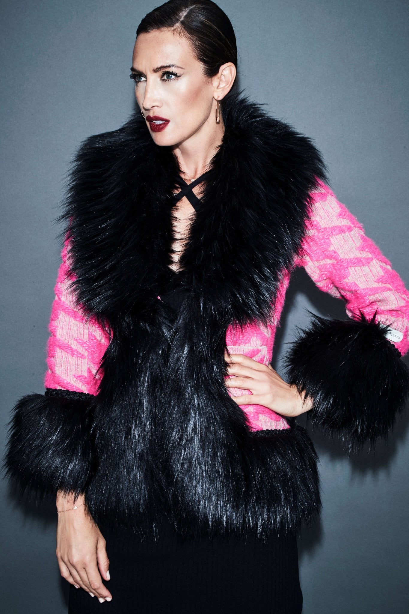 CHAQUETA PATA DE GALLO EFECTO PELO PAULE - THE EXTREME COLLECTION