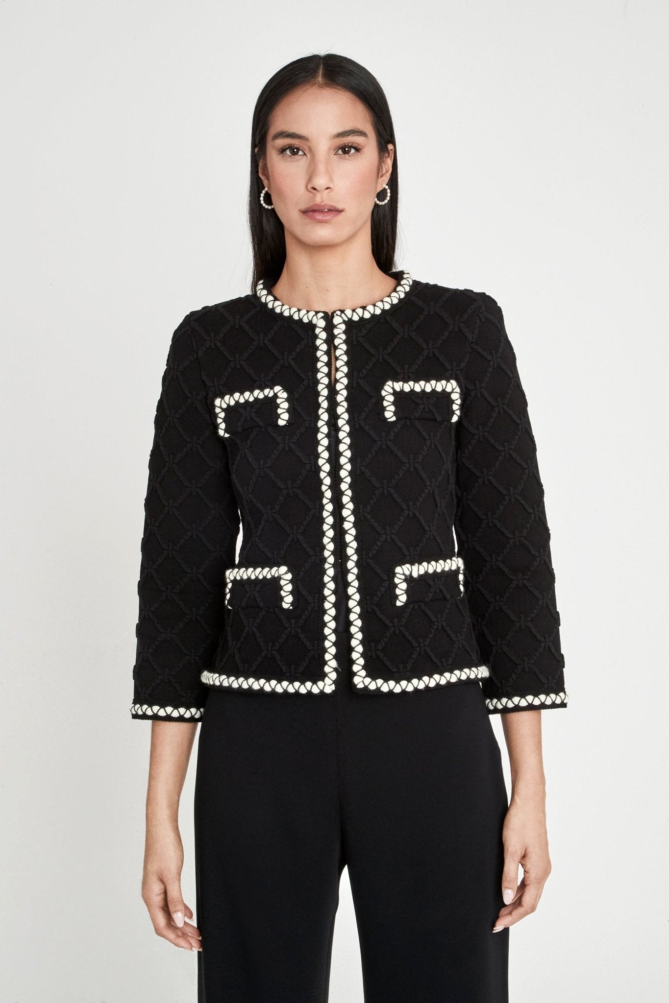 CHAQUETA TWEED NEGRA GAJA - THE EXTREME COLLECTION