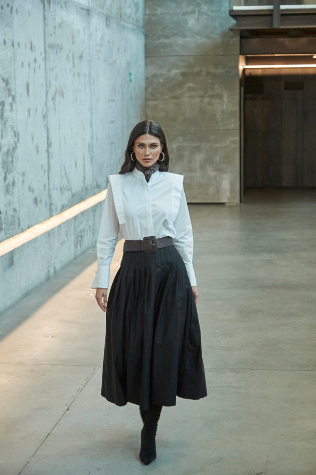 CAMISA BLANCA CUELLO MAO LULU - THE EXTREME COLLECTION