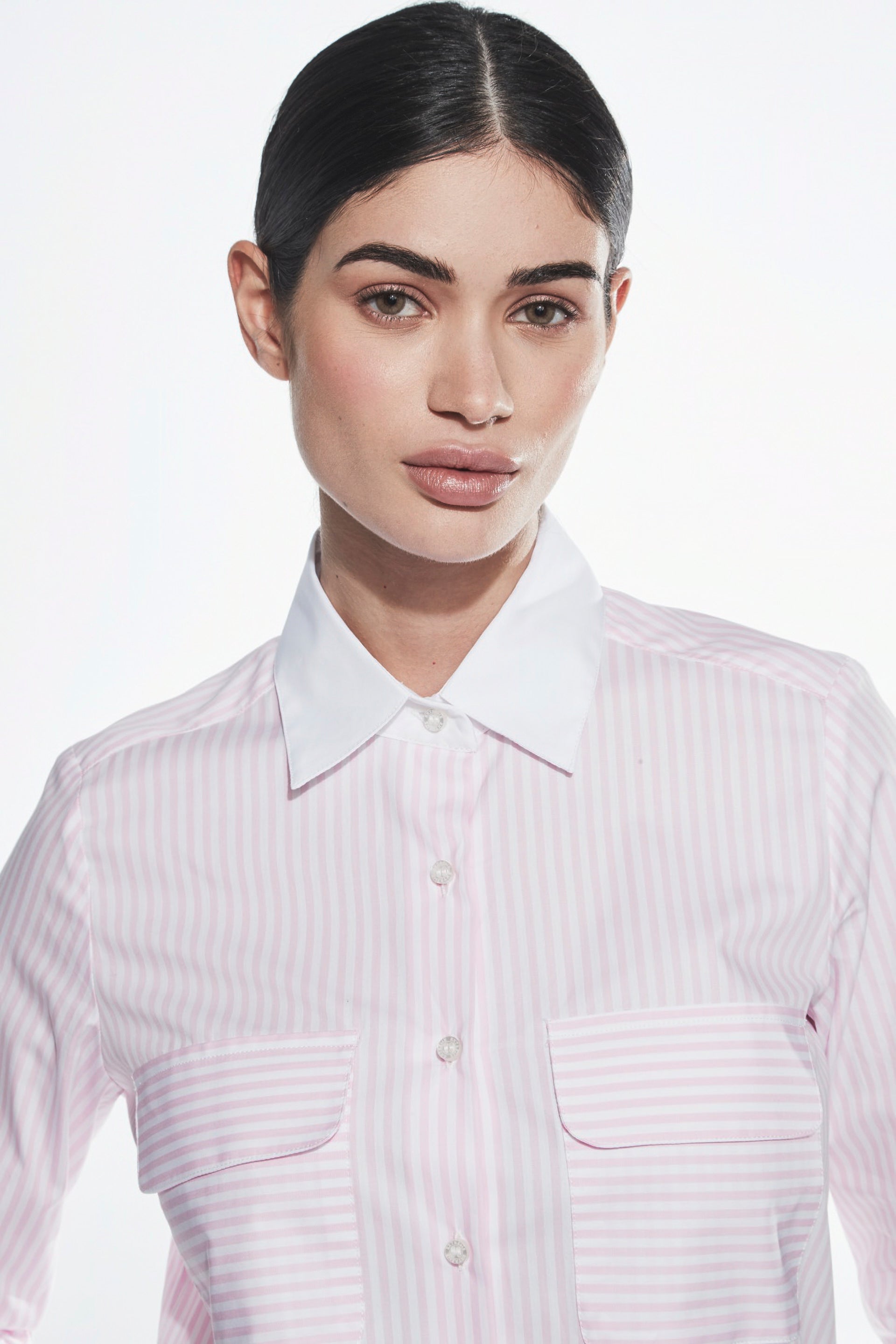 CAMISA RAYAS ROSAS BRIANA - THE EXTREME COLLECTION