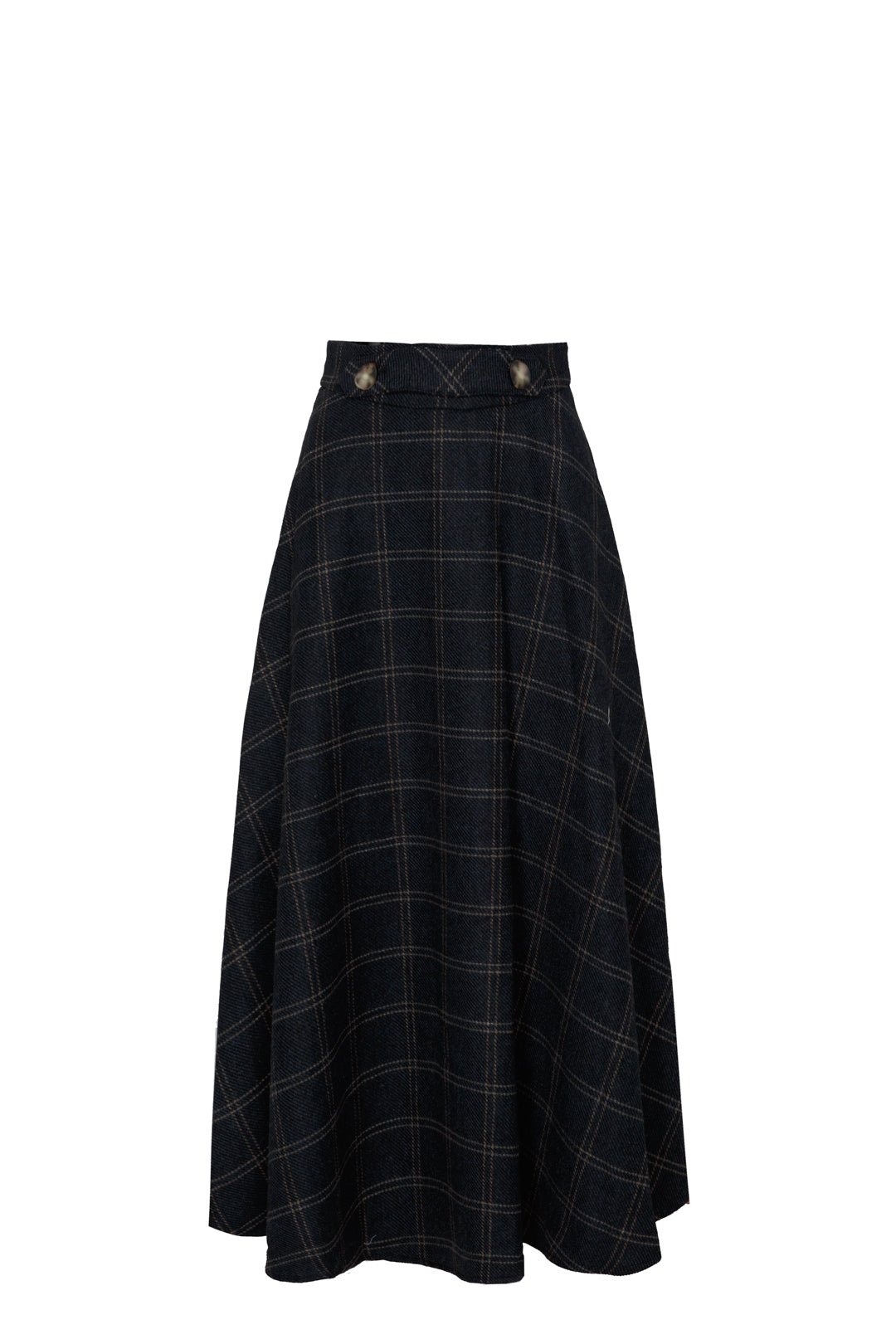 FALDA MIDI CUADROS ZAFIRO PETRA 01 - THE EXTREME COLLECTION