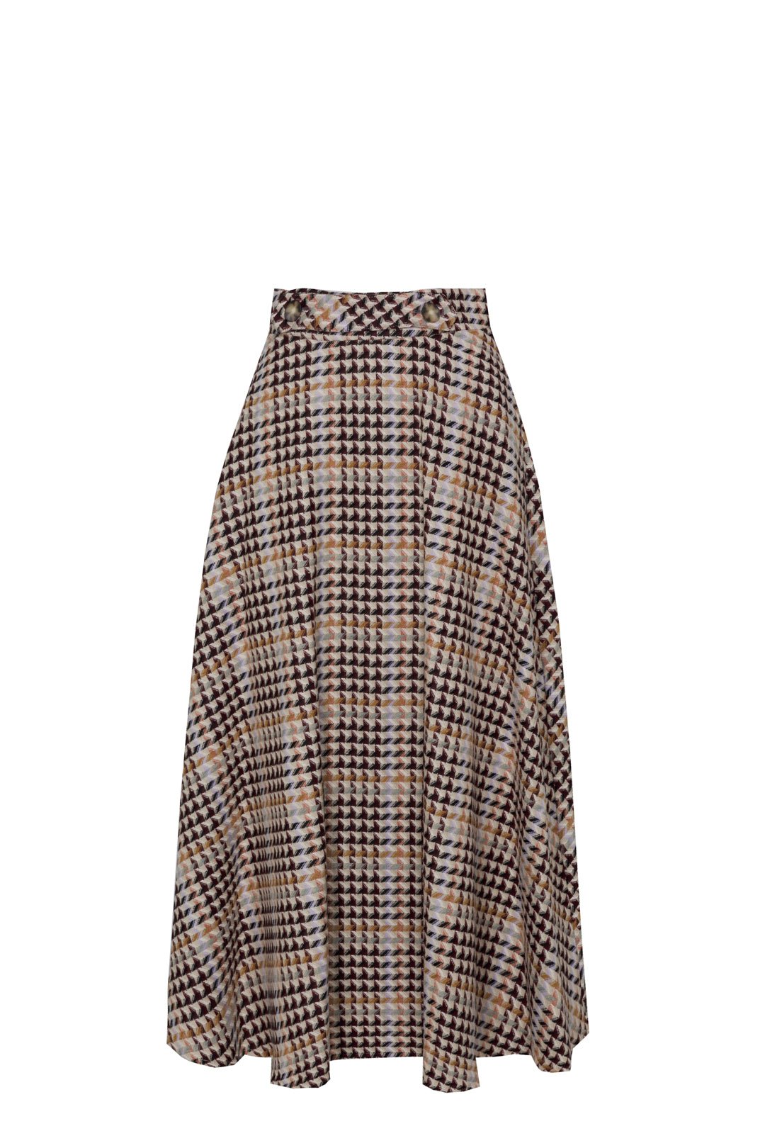FALDA MIDI PATA DE GALLO TRISTAN - THE EXTREME COLLECTION