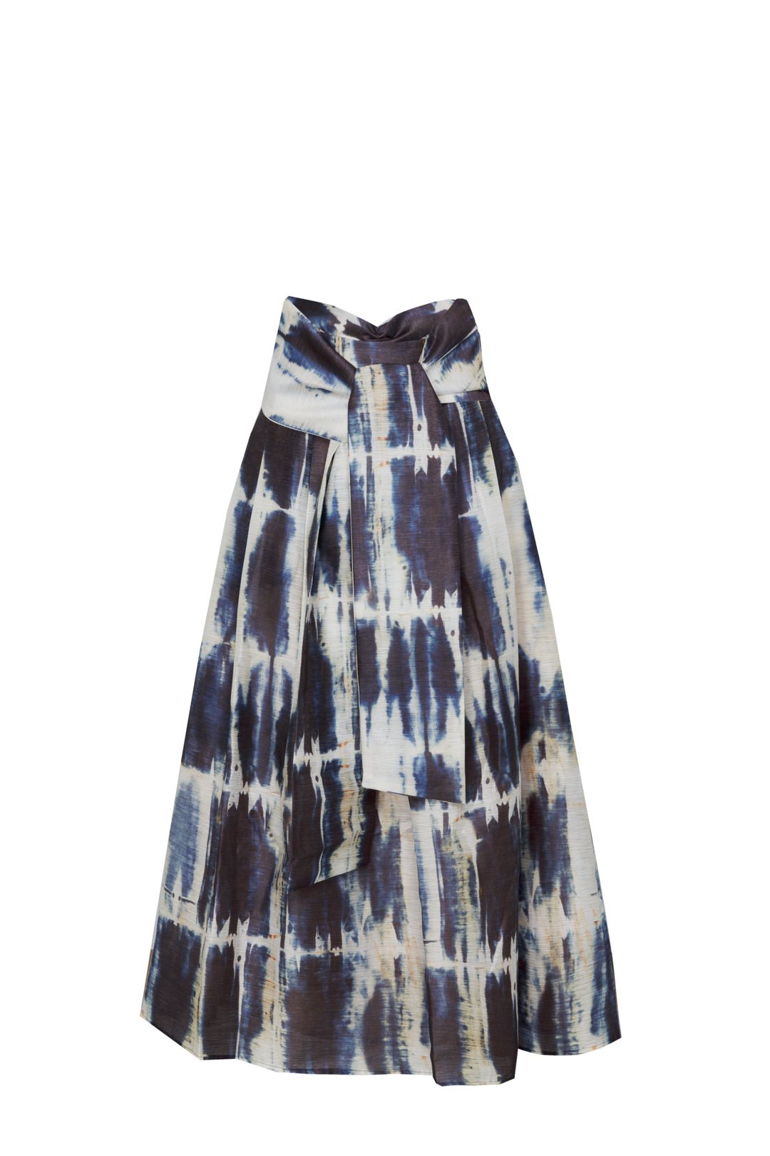FALDA MIDI TAFETA ZAFIRO BASTIAN - THE EXTREME COLLECTION