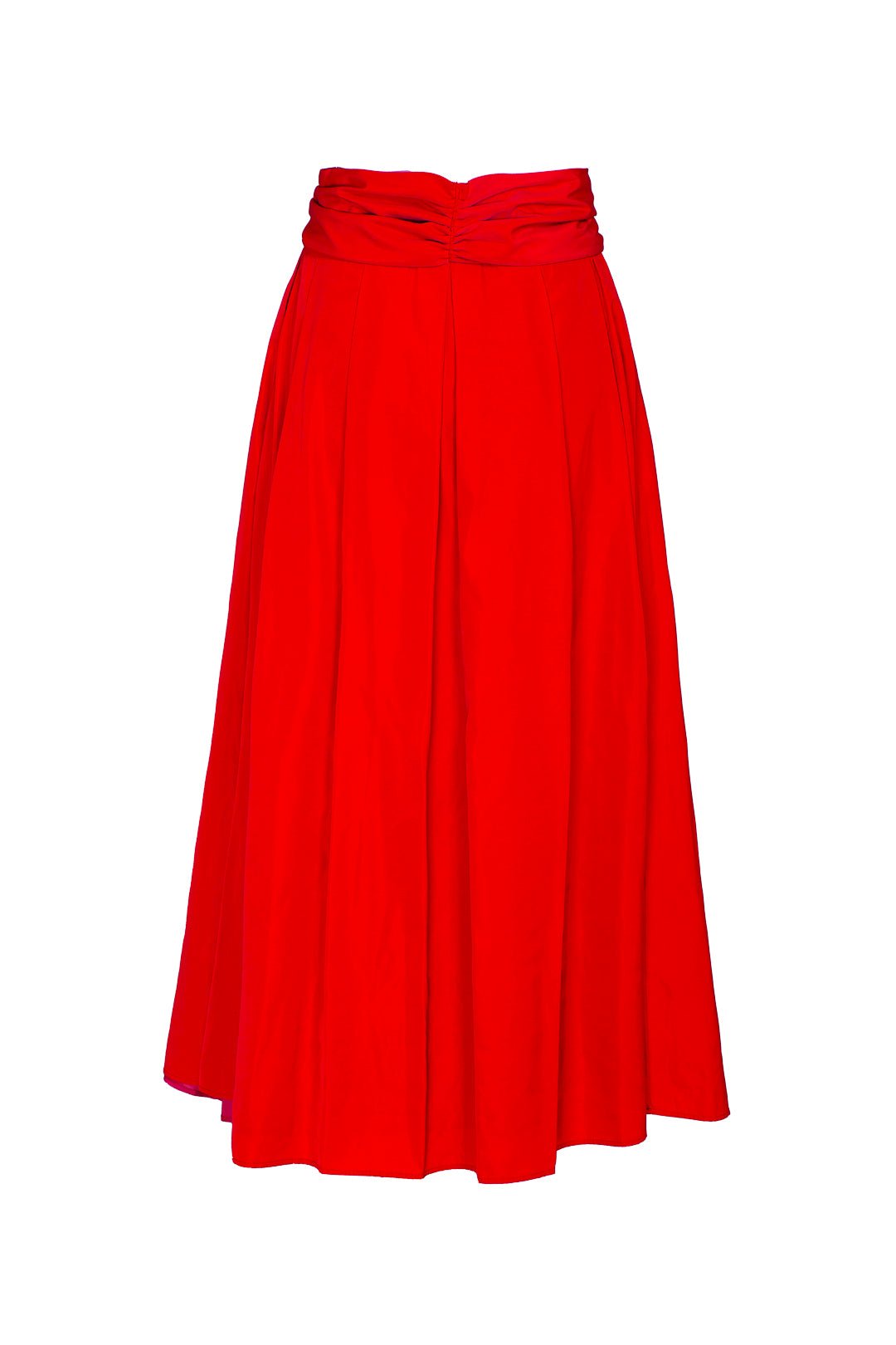 FALDA MIDI ROJO TAFETA - THE EXTREME COLLECTION