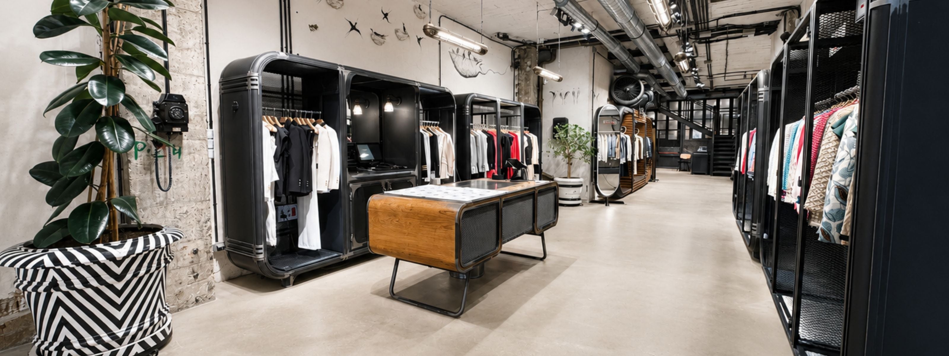 Interior de la flagship store de The Extreme Collection en Madrid, especializada en sastrería femenina artesanal y blazers de autor.