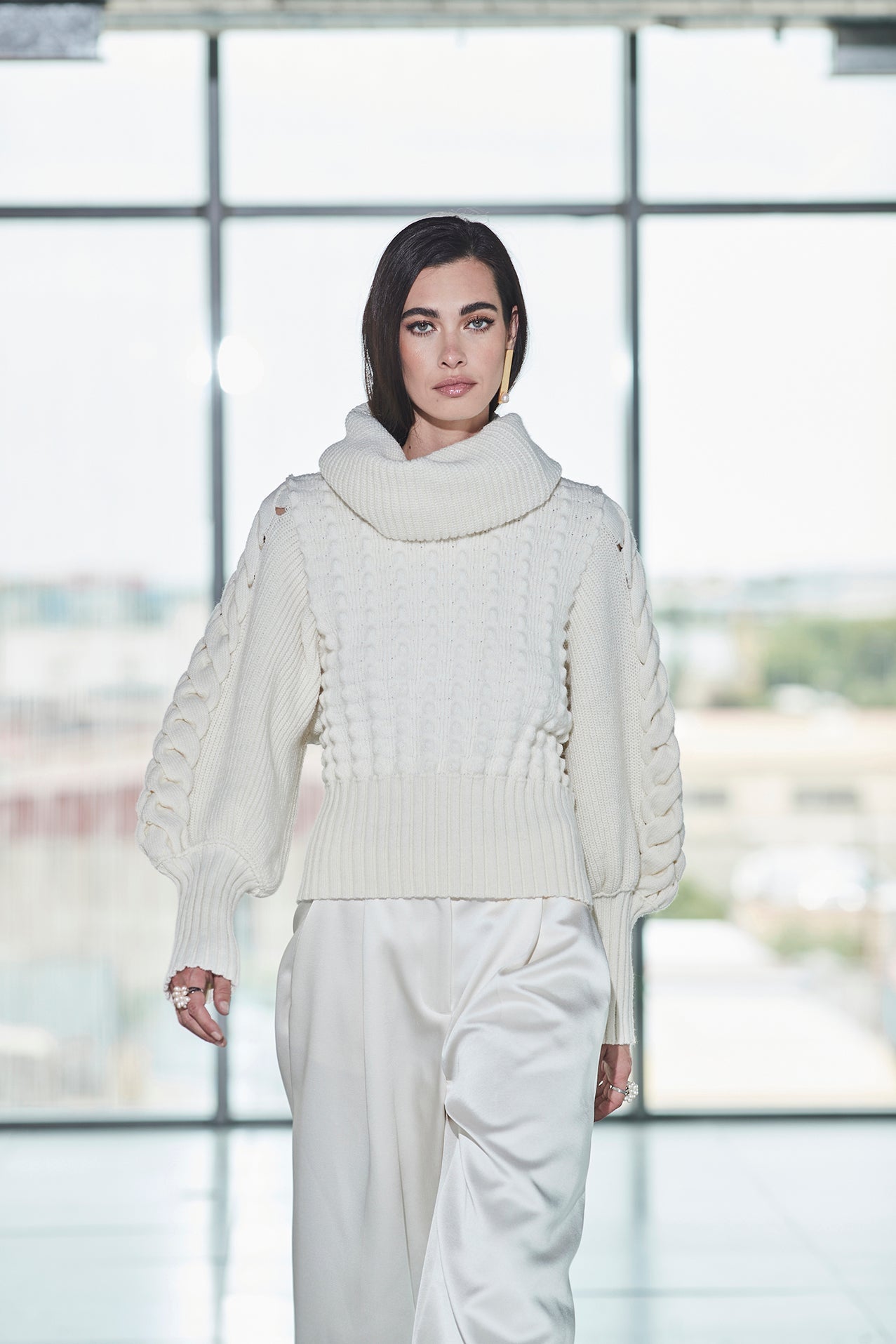 JERSEY DE PUNTO TRENZADO CAPUCINE - THE EXTREME COLLECTION