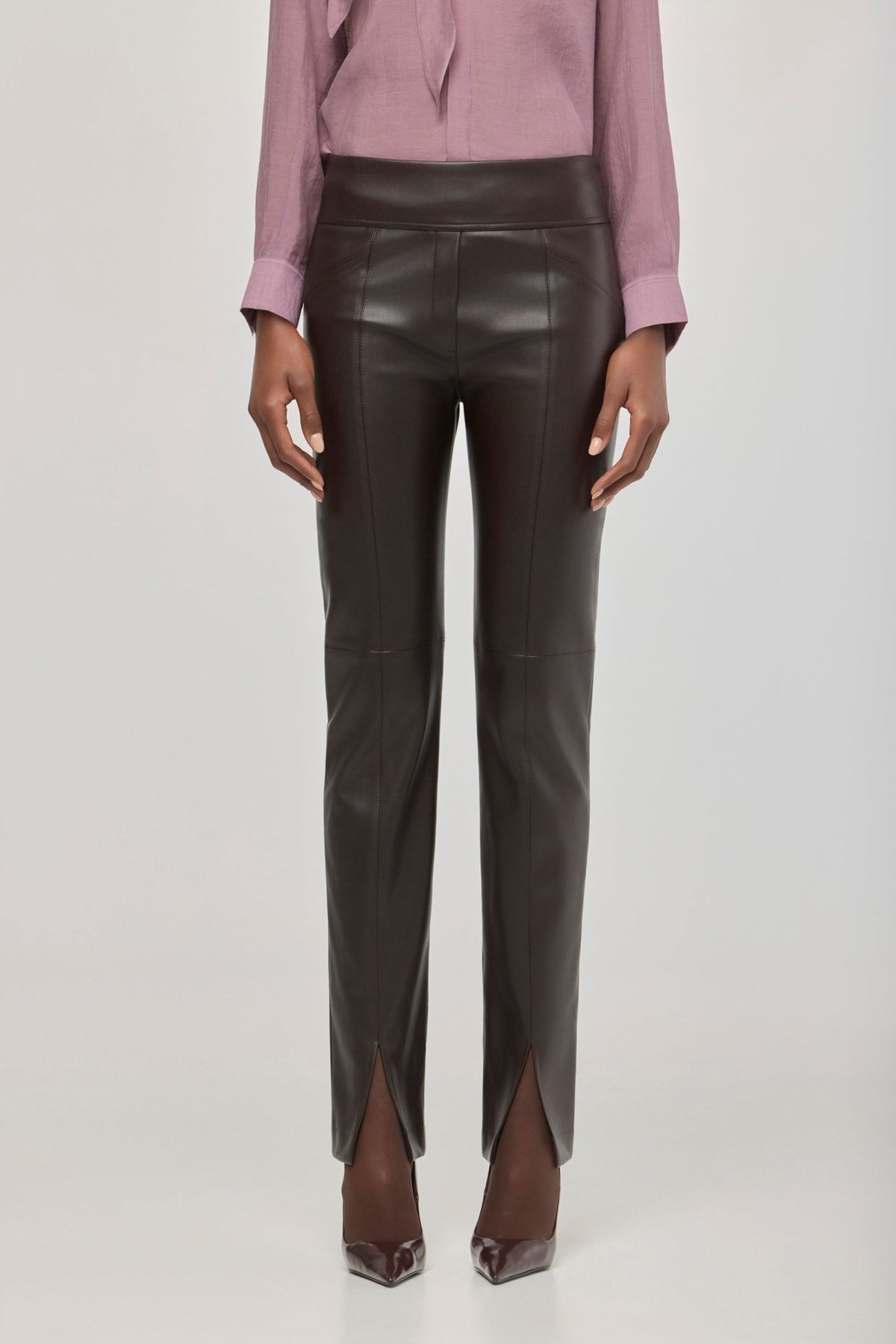 Pantalón ecopiel marrón Berenice - Edición Limitada - THE EXTREME COLLECTION