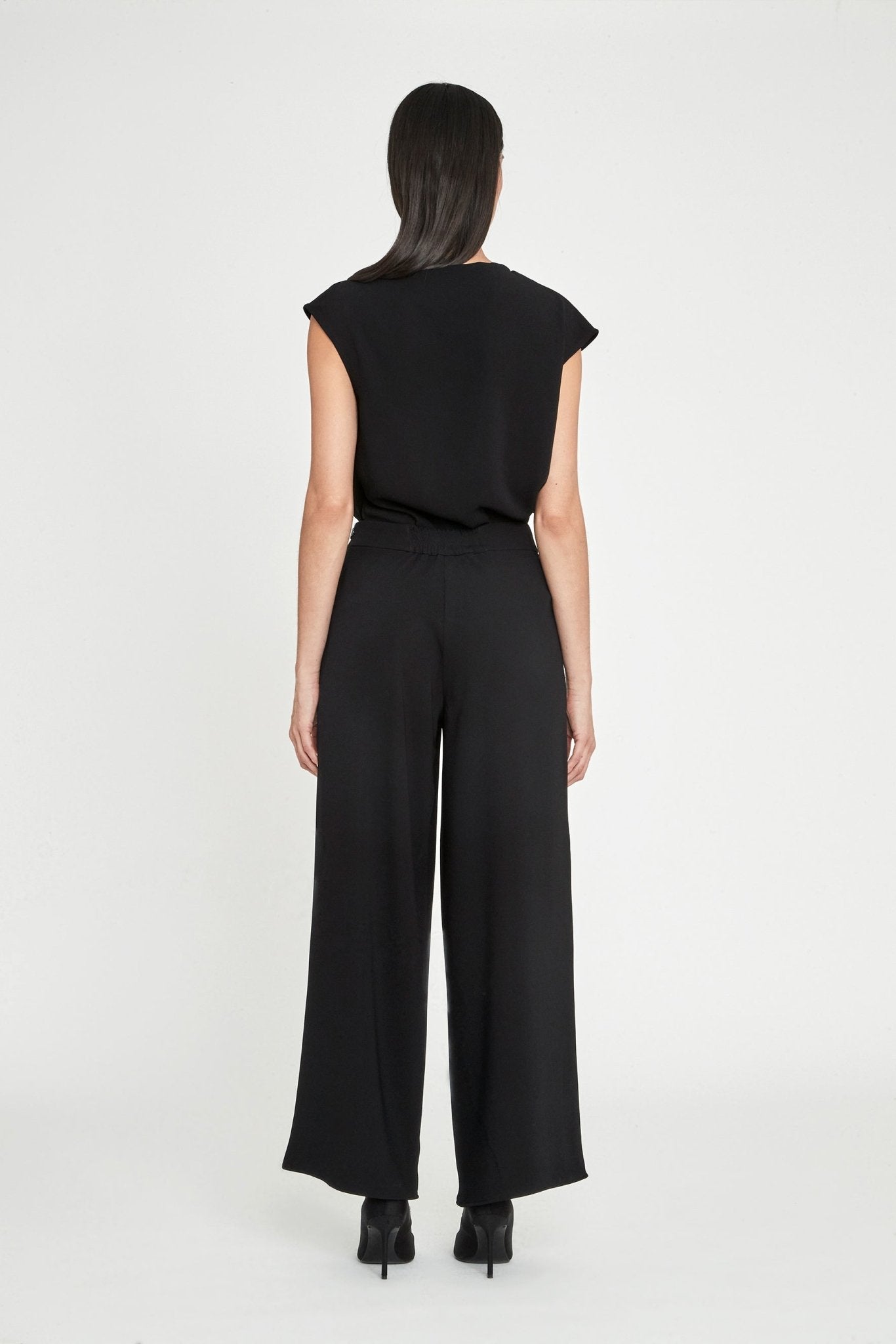 PANTALON FLUIDO AZABACHE THIMOTHEA - THE EXTREME COLLECTION