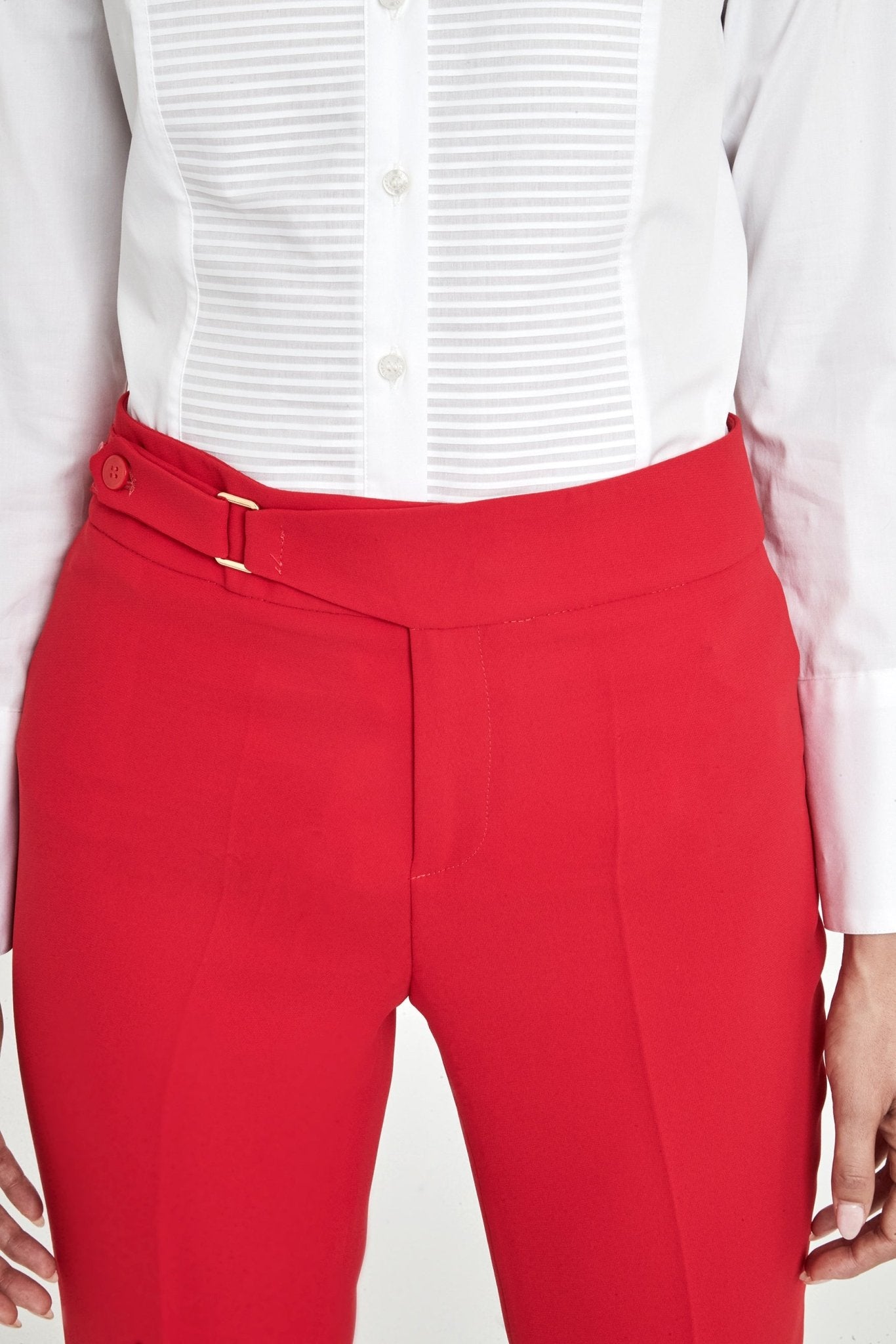 PANTALÓN HEBILLA ROJO ATELIER - THE EXTREME COLLECTION