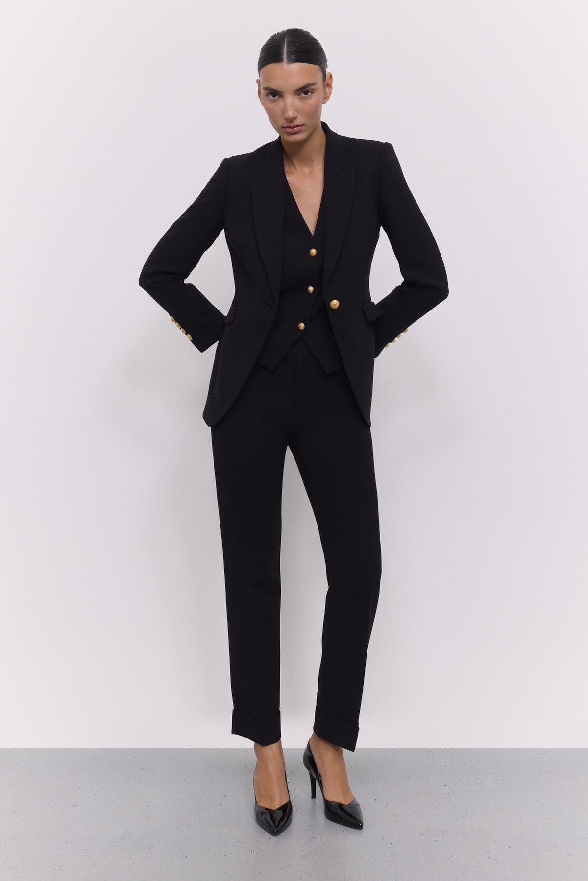 TRAJE TRES PIEZAS PARIS AZABACHE - THE EXTREME COLLECTION
