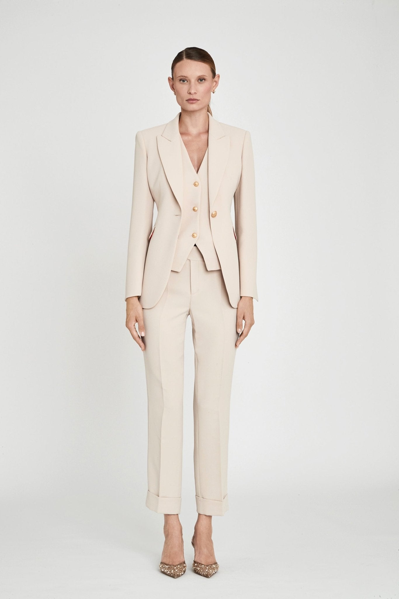 TRAJE TRES PIEZAS PARIS BEIGE - THE EXTREME COLLECTION