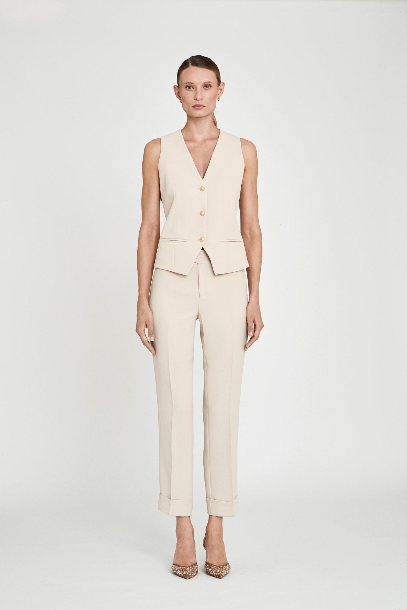 TRAJE TRES PIEZAS PARIS BEIGE - THE EXTREME COLLECTION