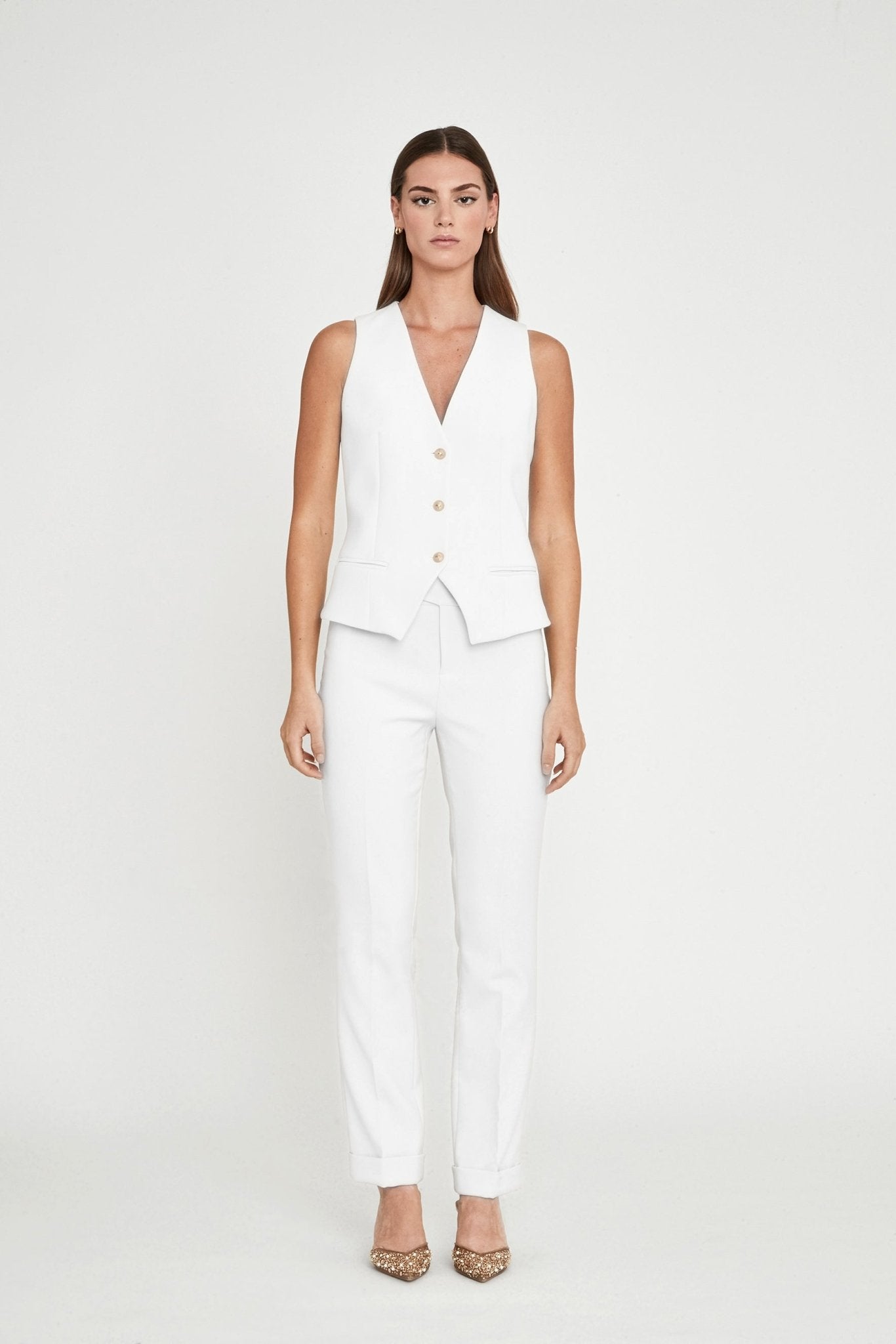 TRAJE TRES PIEZAS PARIS BLANCO - THE EXTREME COLLECTION