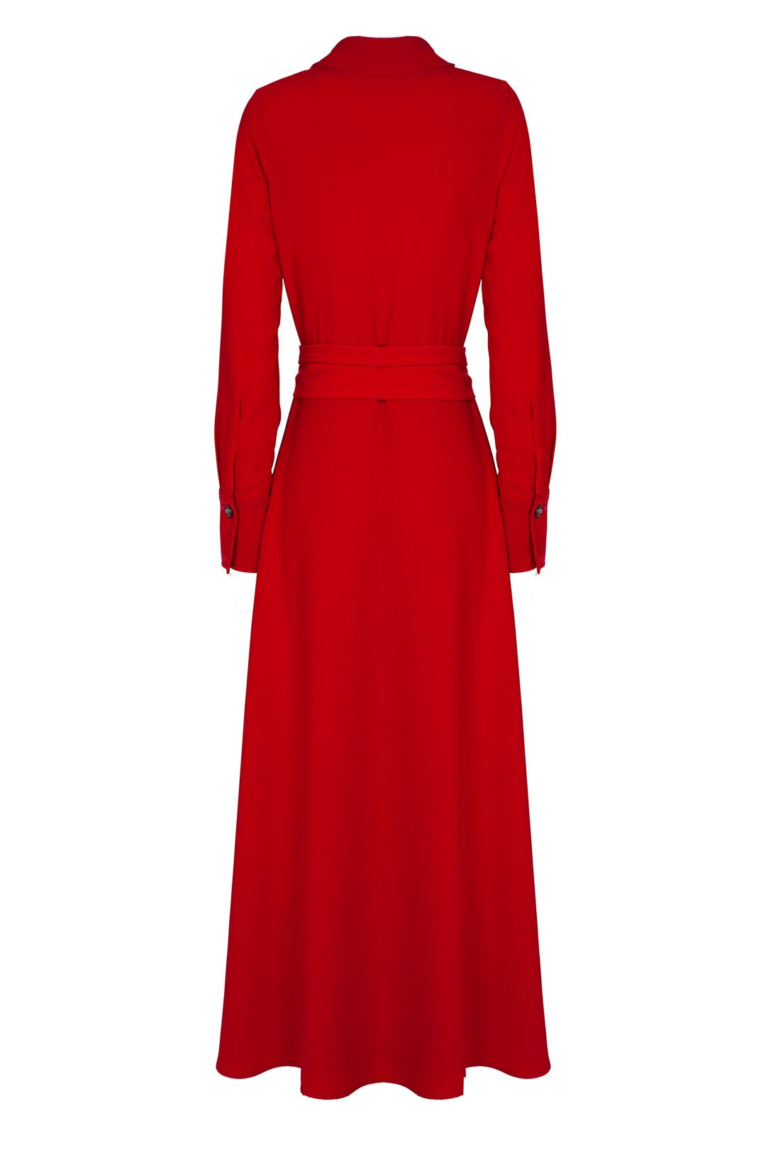 VESTIDO CAMISERO CORNELIA Nº 5 GRANATE - THE EXTREME COLLECTION