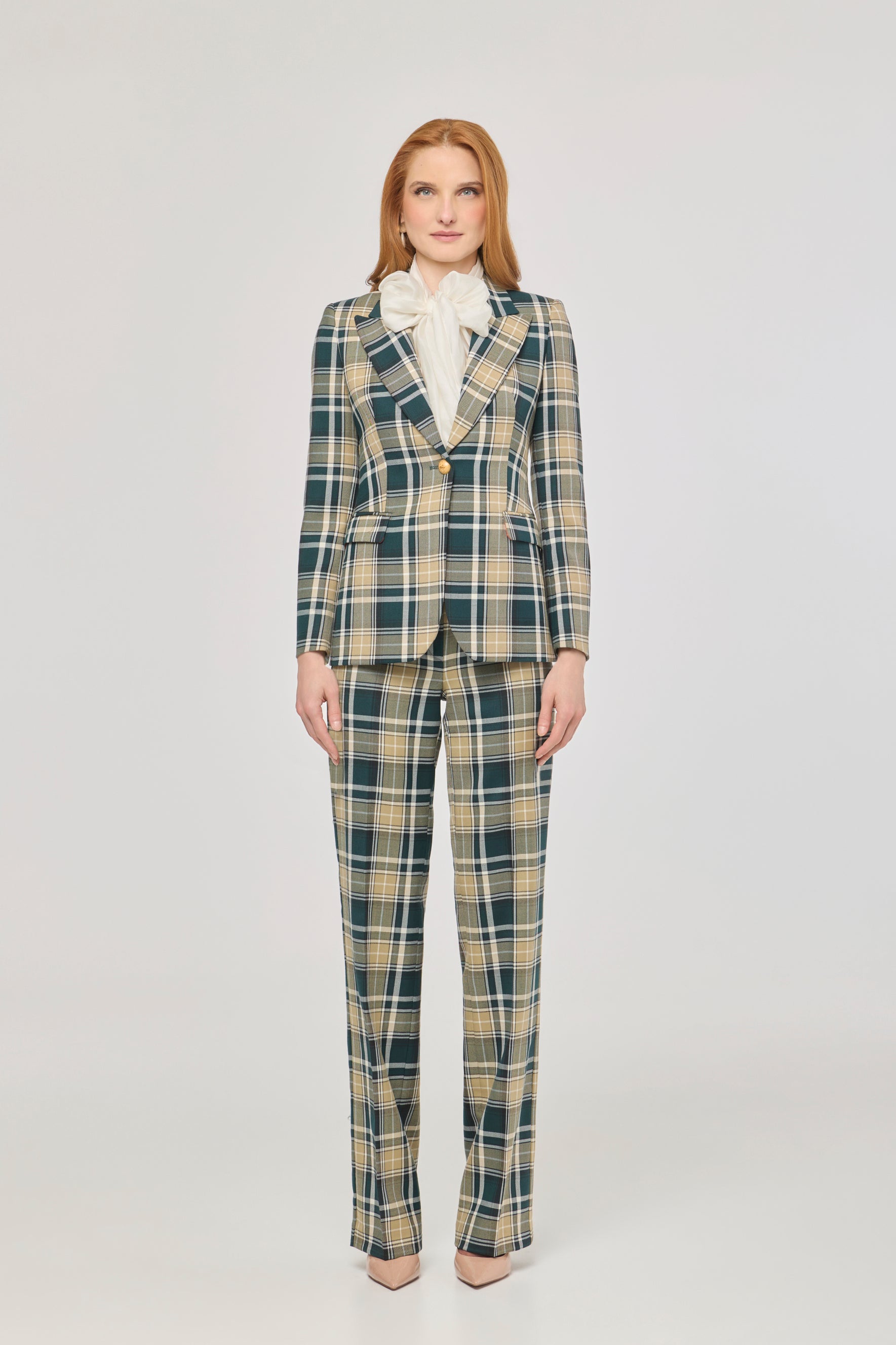 Murray Checked Earth Tone Blazer - Limited Edition